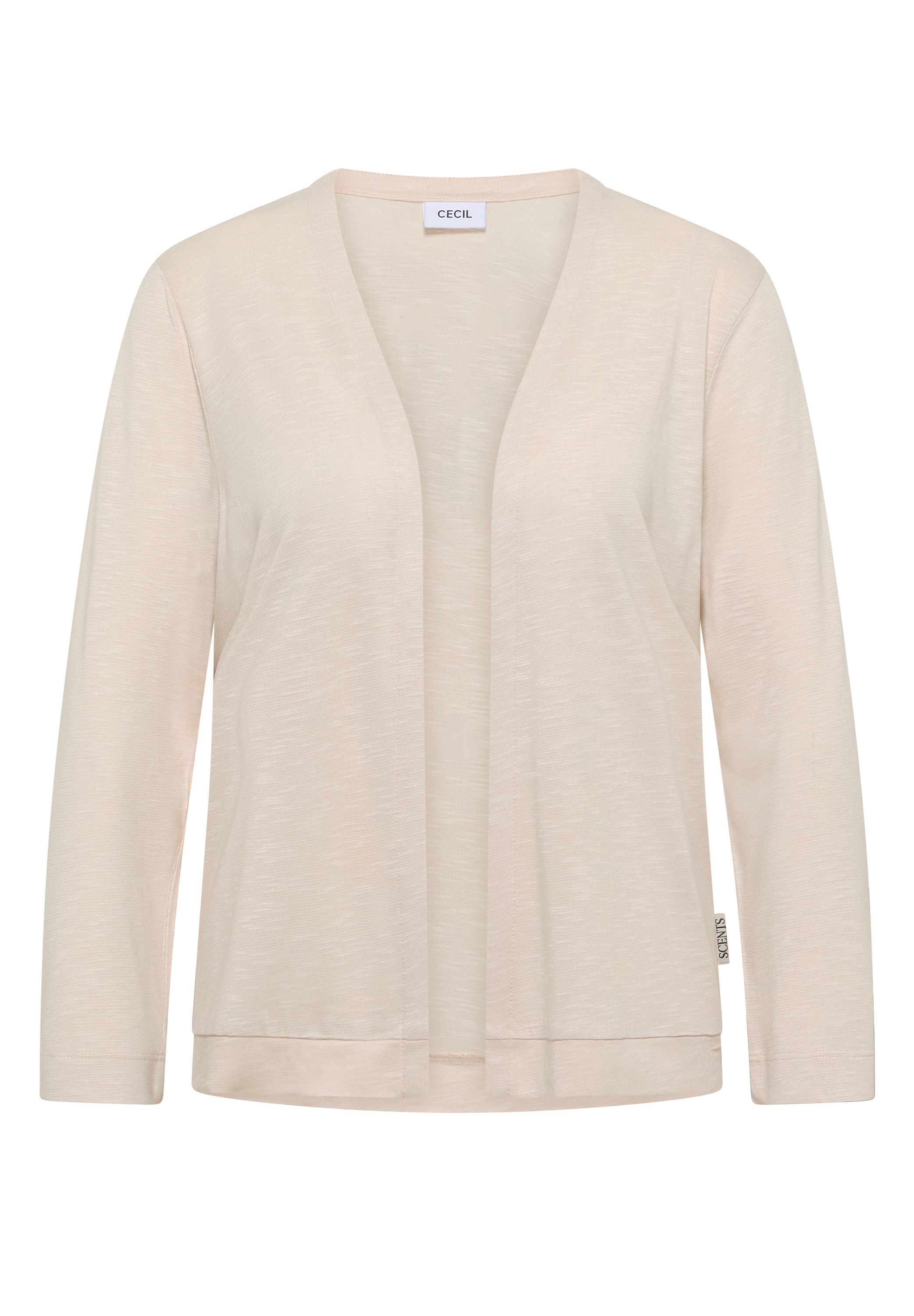 Cecil 3/4-Arm-Shirt Offene Jacke in Unifarbe mit 3/4-Arm