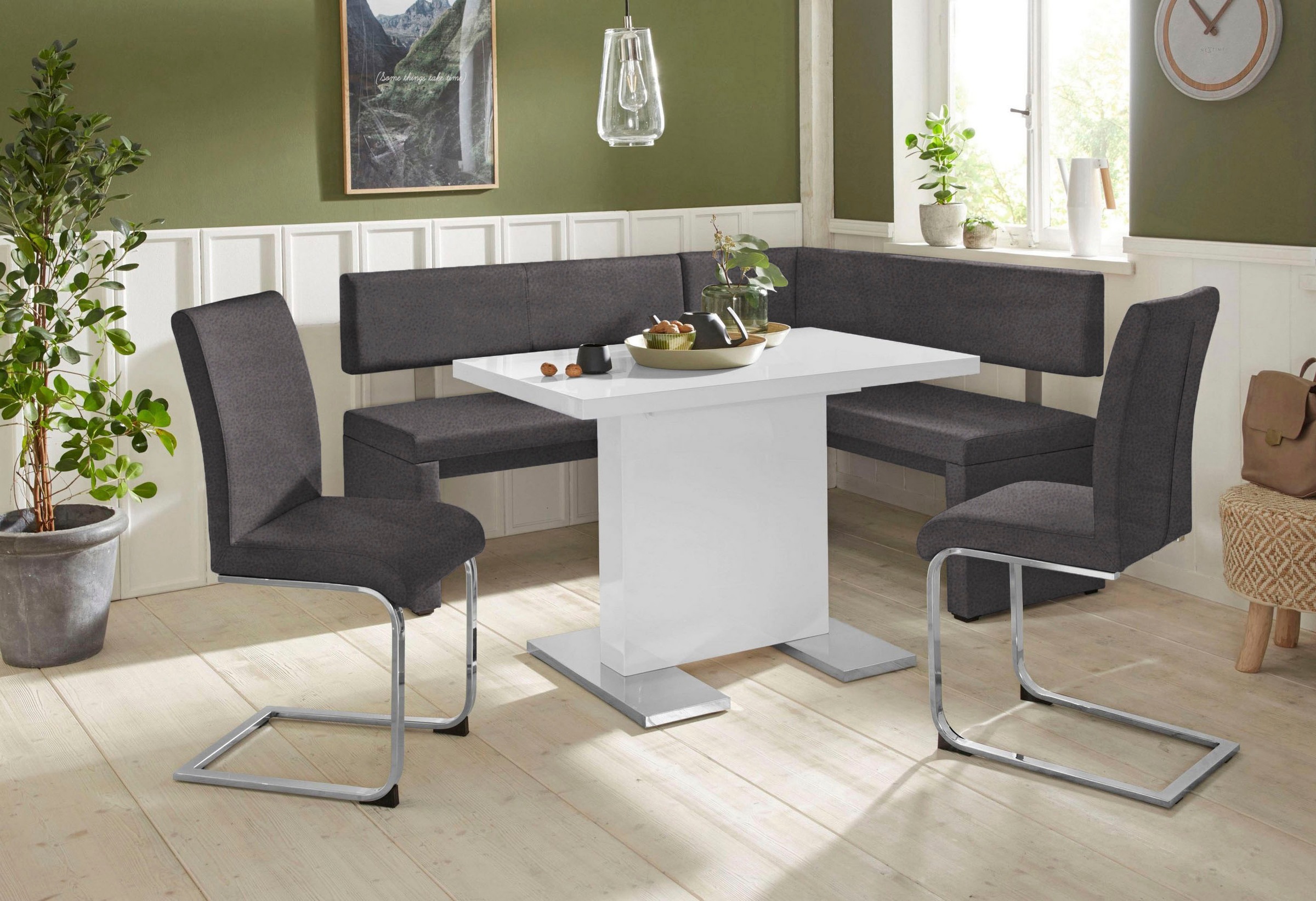OTTO home Freischwinger "Charissa" (Set) 2 Stk.Bezug in verschiedenen Qualitäten, maximale Belastbarkeit 120 kg
