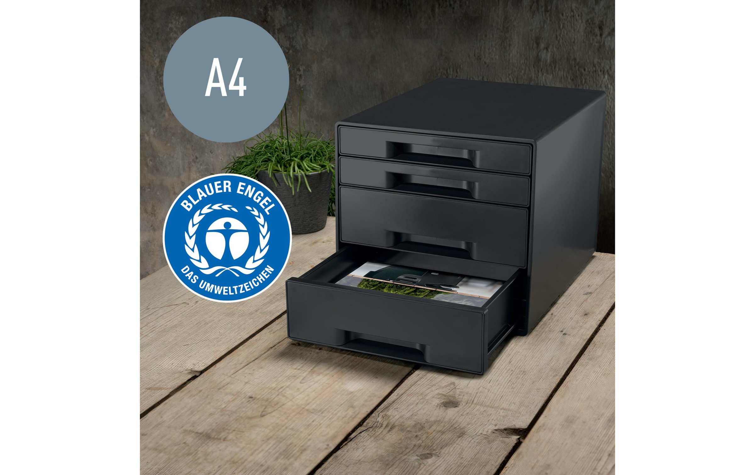 LEITZ Schubladeneinsatz »Recycle 4 Schubladen« 1 Stk. tlg.