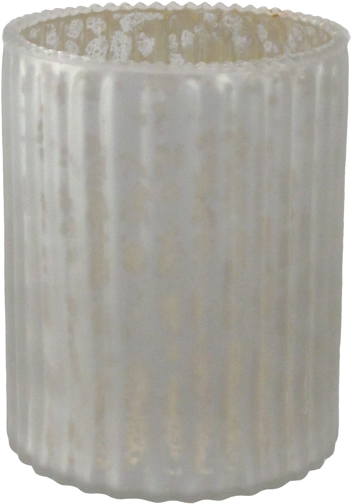 Creativ deco Windlicht, (4 St.), mit unterschiedlich strukturierten Oberflächen, 4er Set, H: ca. 10 cm