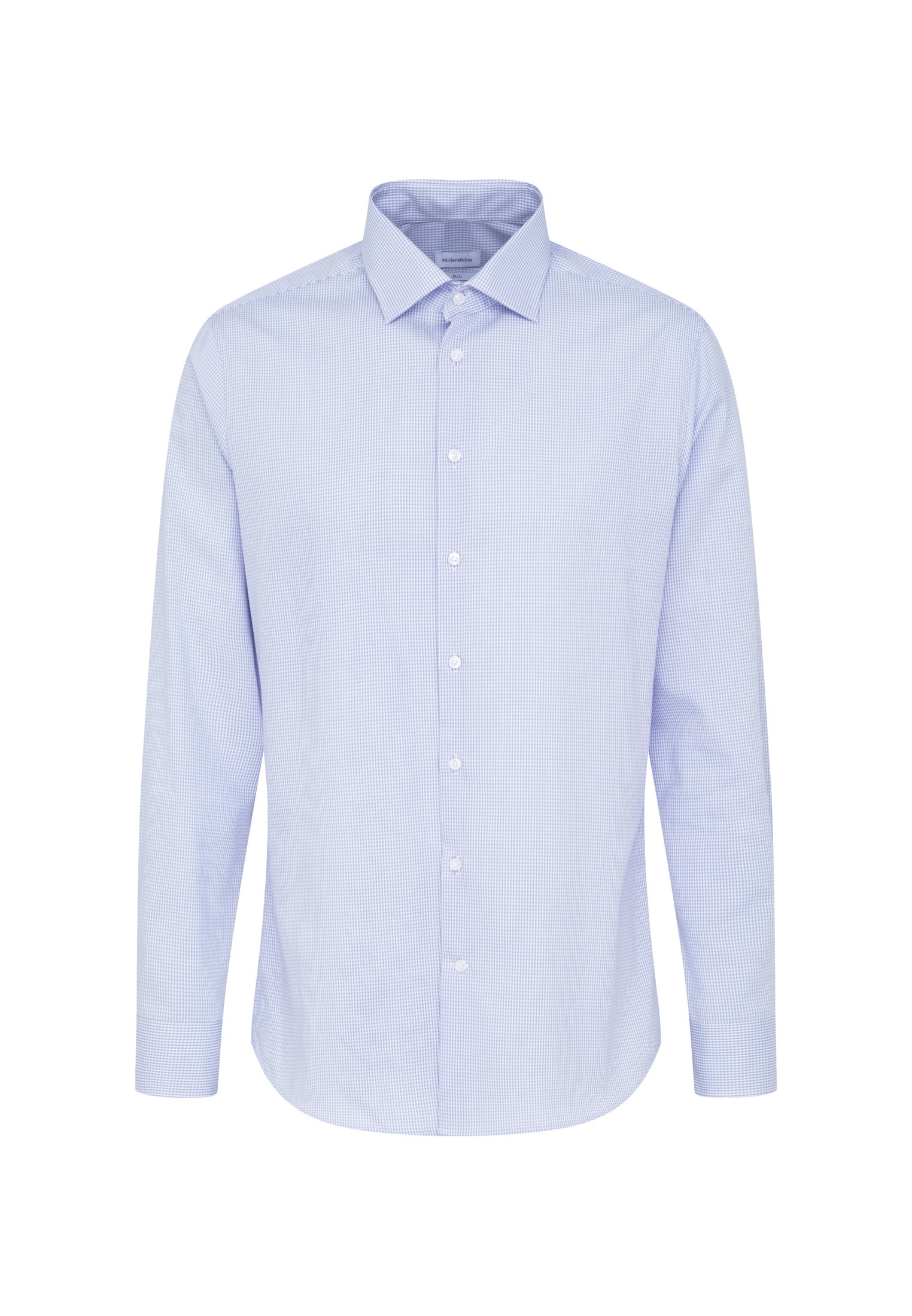 seidensticker Businesshemd »Schwarze Rose« Slim 1/1 Kentkragen Karo
