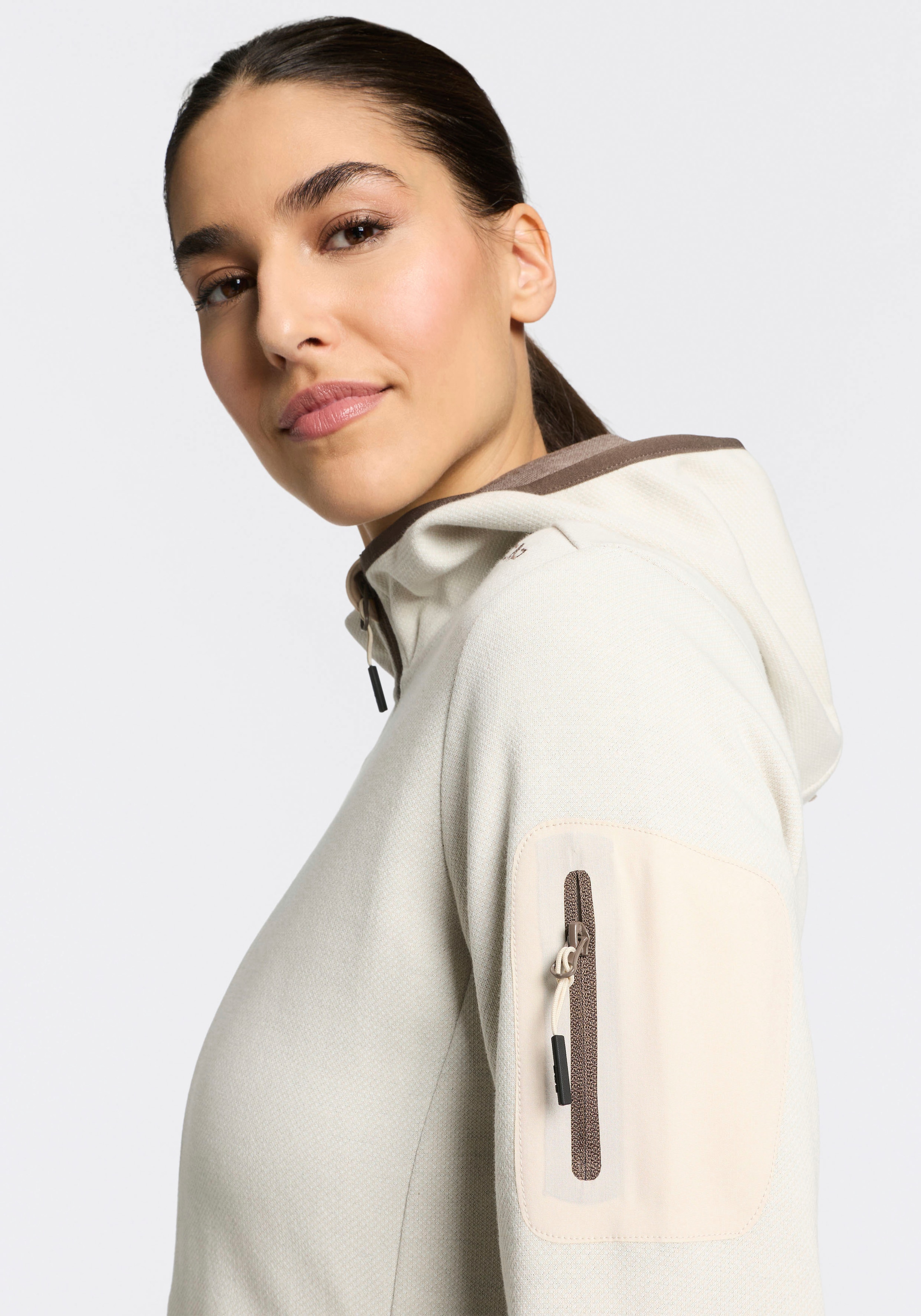 CMP Strickfleecejacke für sportliche Aktivitäten und Outdoor, Übergangsjacke