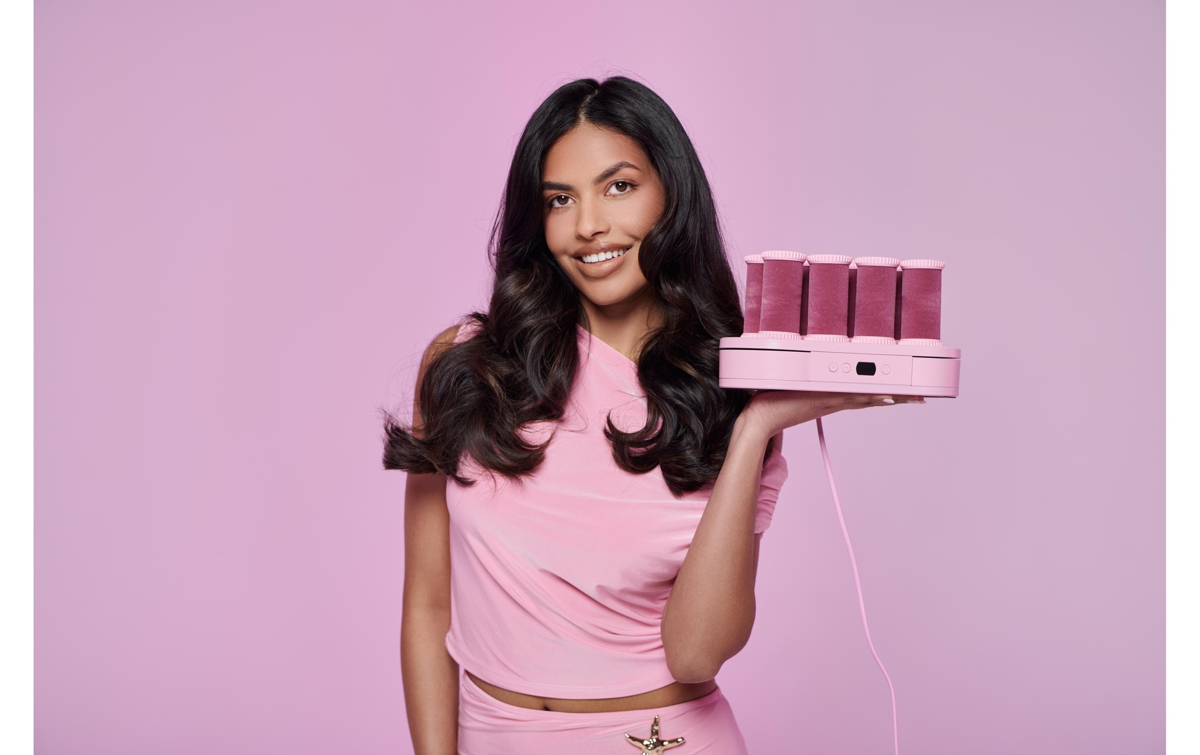 Image of Mermade Hair Heizwickler "Hot Rollers Digital" 10 Lockenwickler Digitale Heizwickler mit 10 Keramikwicklern und 5 Temperaturstufen
