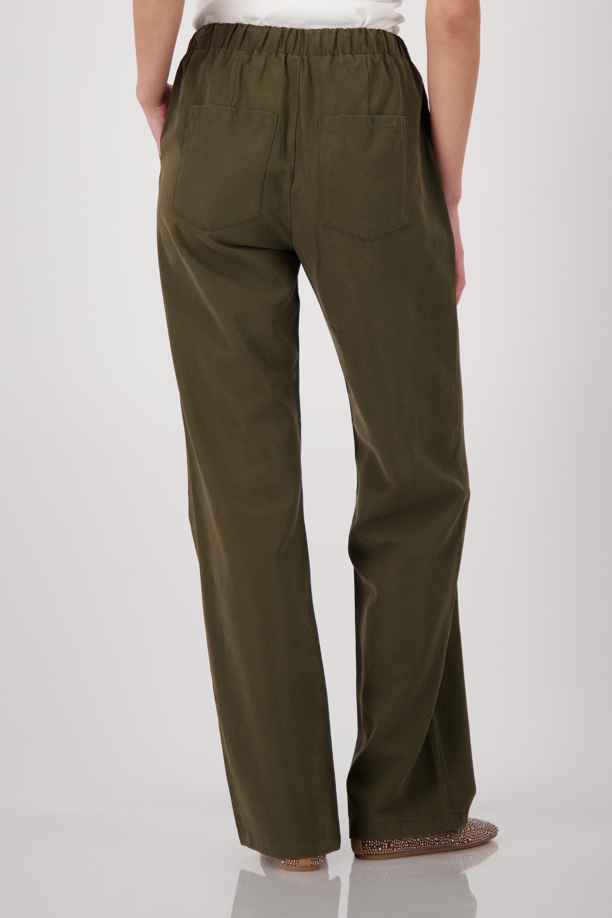 Monari Pantalon à enfiler »Hose Schlupf«  Coupe régulière avec poches