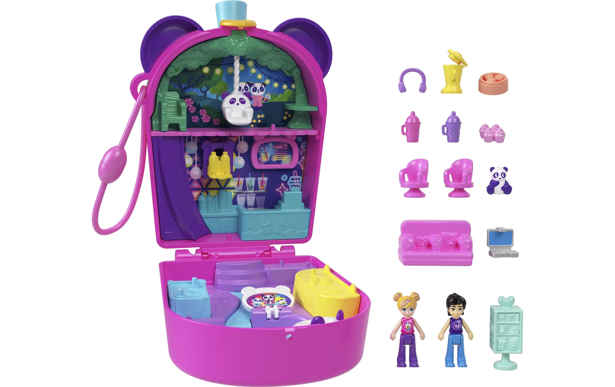 Polly Pocket Spielwelt »Bubble Tea Pandaschatulle«