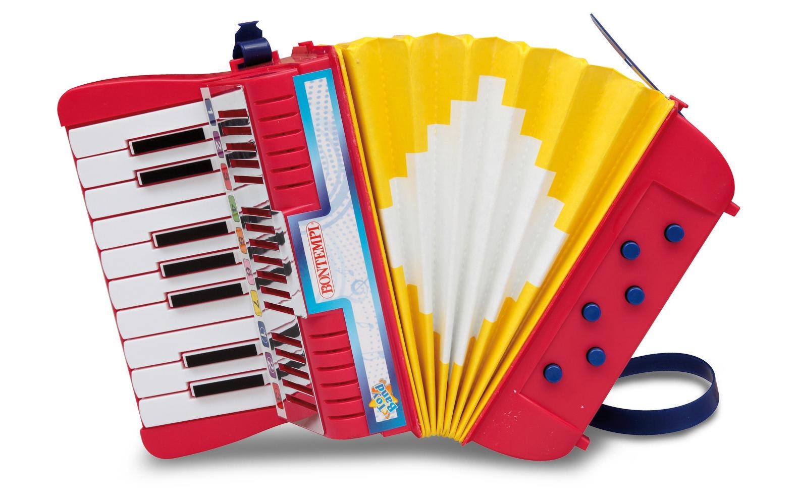 Spielzeug-Musikinstrument »Akkordeon mit 17 Tasten C-E«