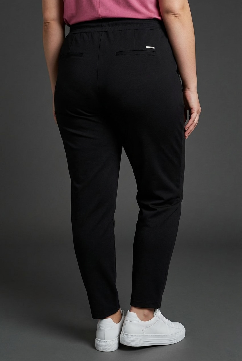 Laura Scott CURVE Pantalon de jogging »Grosse Grössen«  im sportiven Look aus formstabilem, elastischem Stoff