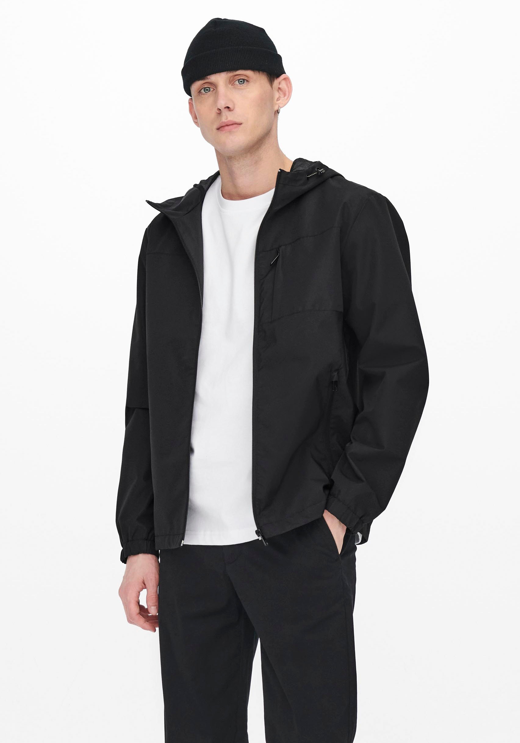 Image of ONLY & SONS Windbreaker »MALIK HOOD JACKET« bei Ackermann Versand Schweiz