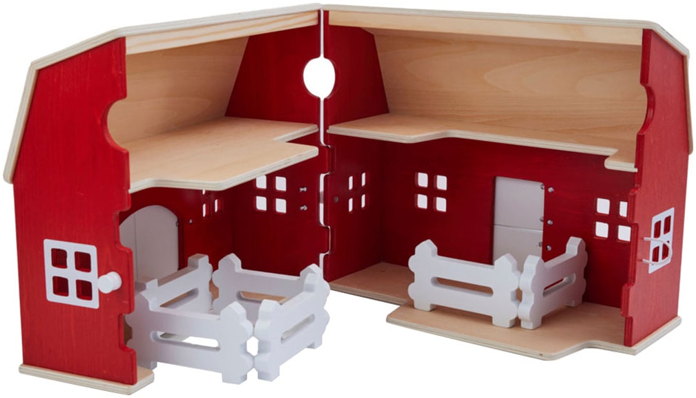 Image of Schleich Spielwelt "FARM WORLD, Grosser Bauernhof aus Holz (42602)"