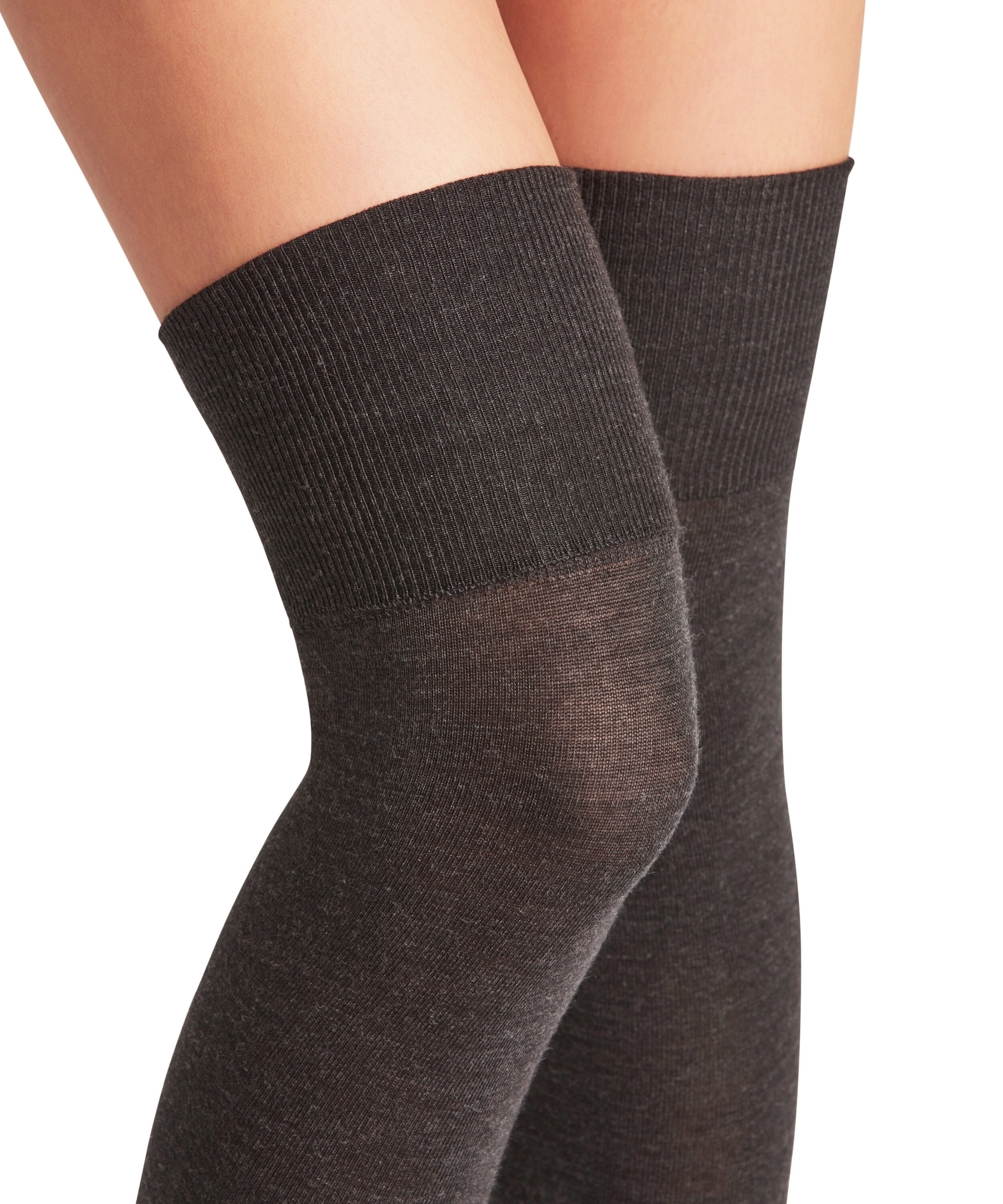 FALKE Overknees »Softmerino« mit Merinowolle aussen, feuchtigkeitsregulierend, atmungsaktiv
