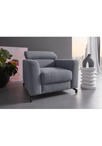 Places of Style Sessel »Casagrande Luxus«, incl. Kopfteilverstellung, mit besonders... kaufen
