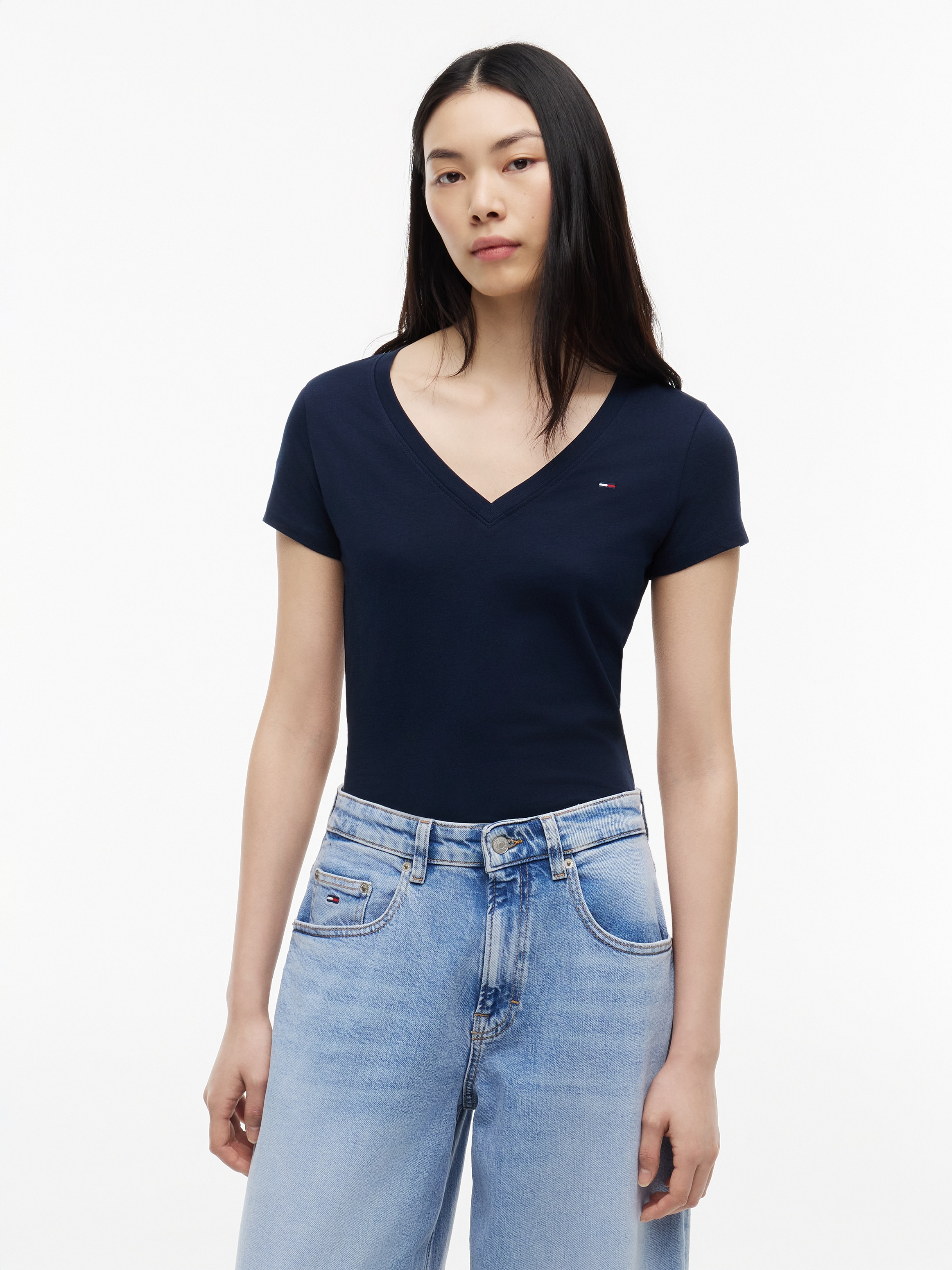Tommy Jeans T-shirt en V »TJW 3PACK V-NECK TEE« Paquet, , 3 Baumwolle, V-Ausschnitt, 3 Stück im Set