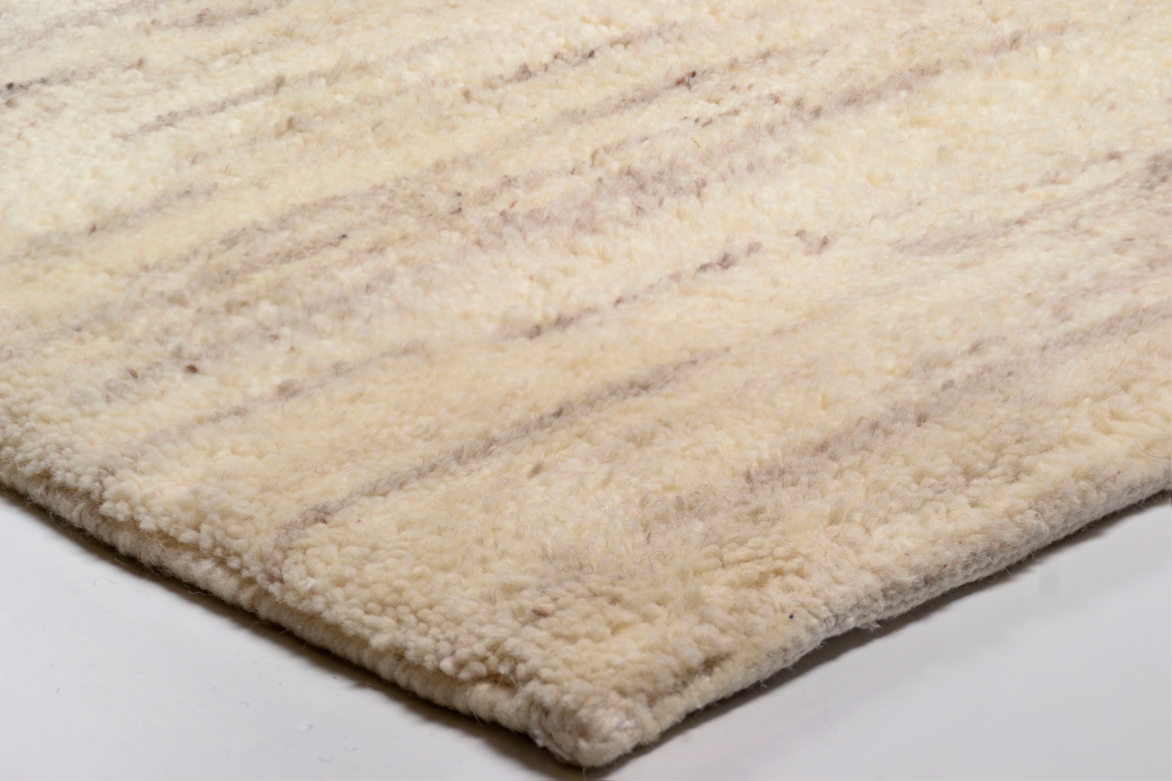 THEKO Wollteppich »Tanger 1« rechteckig 20 mm Höhe echter Berber aus Marokko, reine naturbelassene Wolle, handgeknüpft