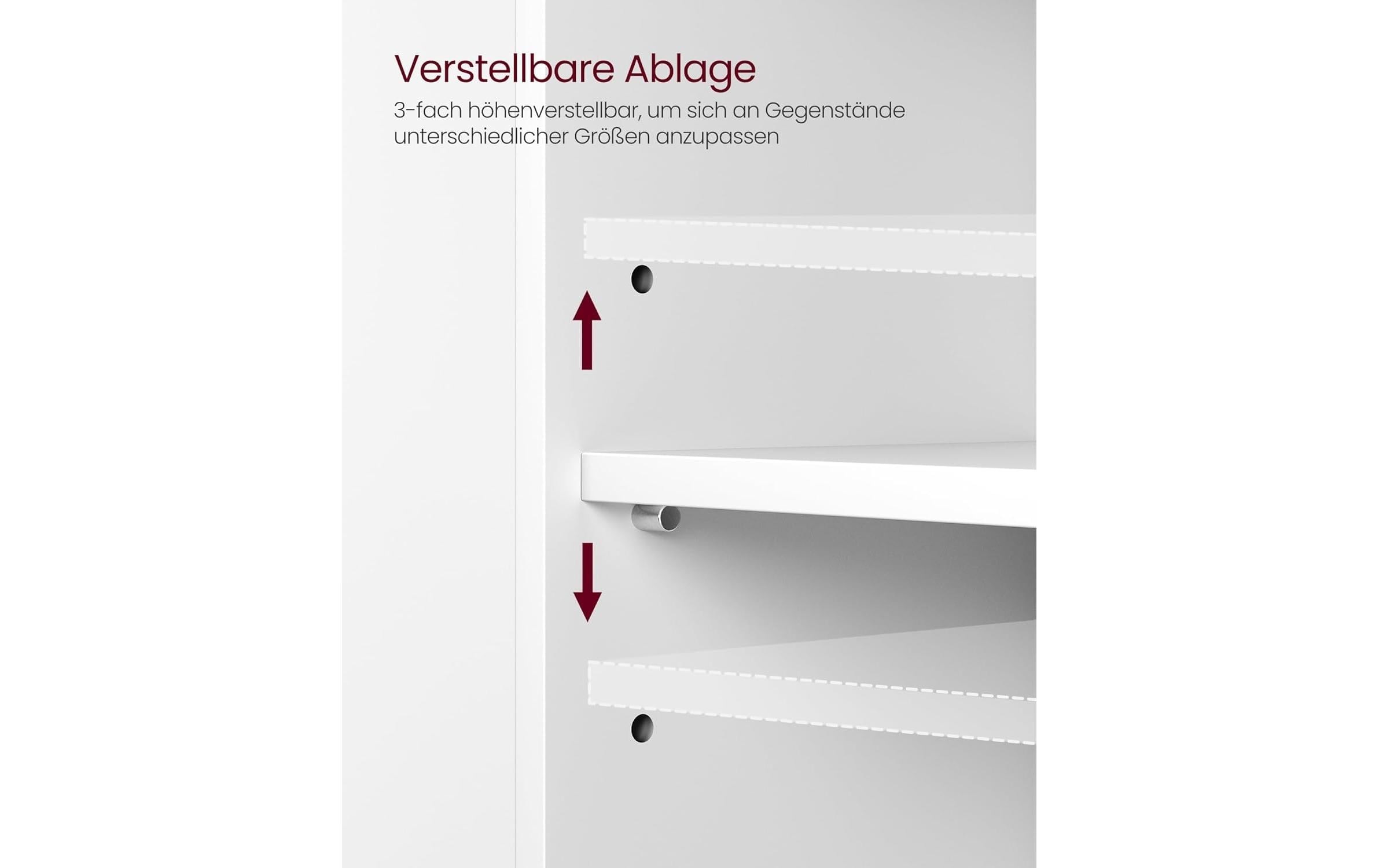 VASAGLE Armoire pour lavabo »mit Füssen«