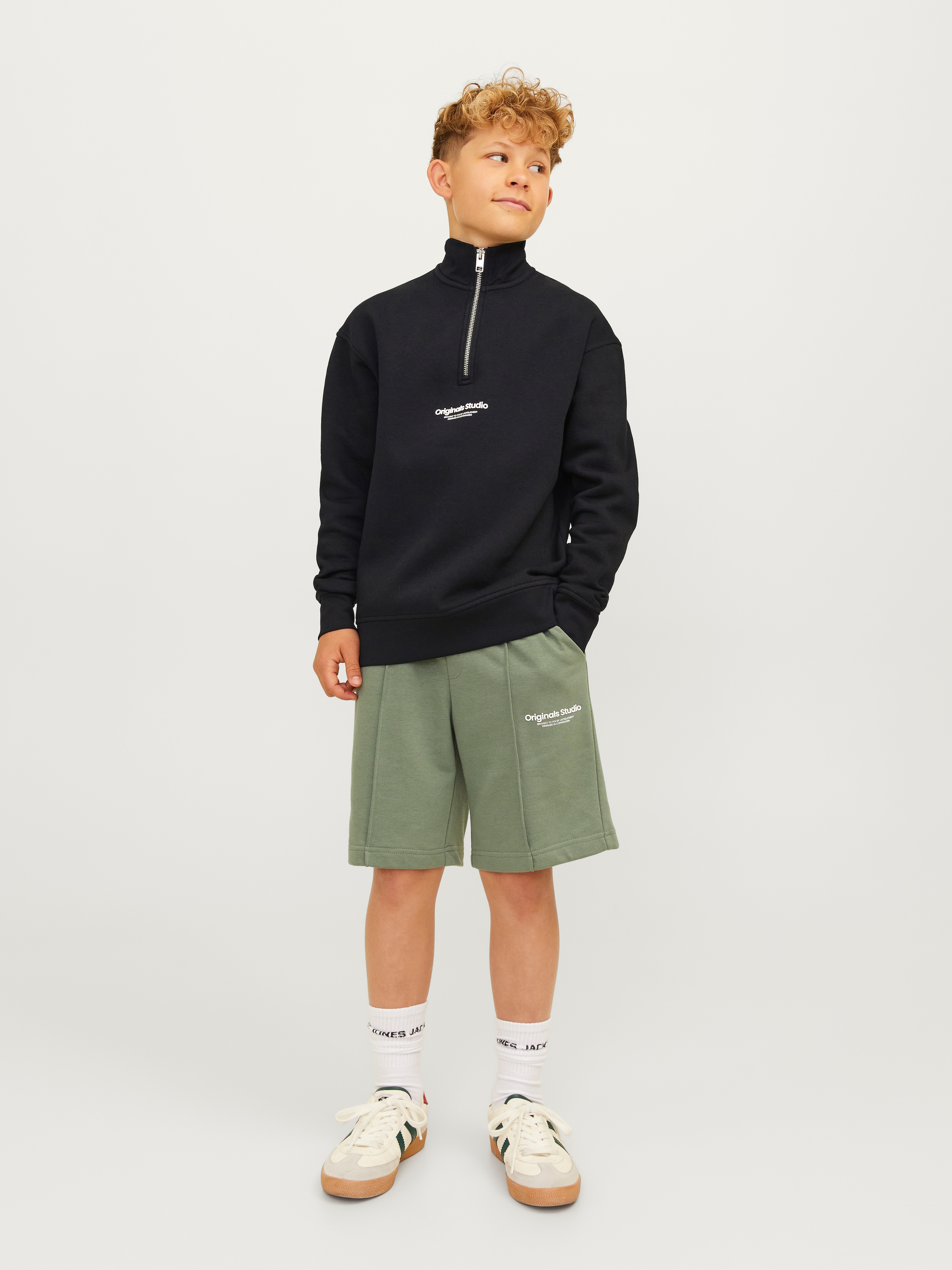 Jack & Jones Junior Sweatshirt »JORVESTERBRO SWEAT QUARTER ZIP NOOS JNR«
