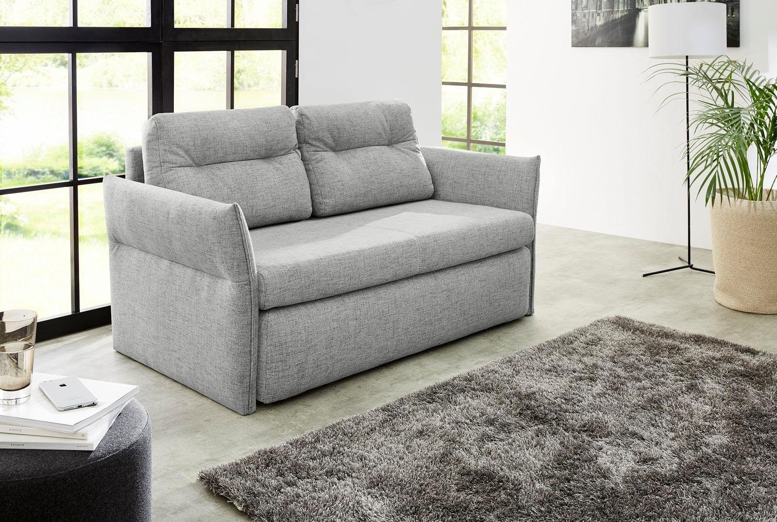 Image of Jockenhöfer Gruppe Schlafsofa "Tim, B: 158 cm, Liegefl. 130x200 cm" mit Bettfunktion, Bettkasten & Rückenkissen
