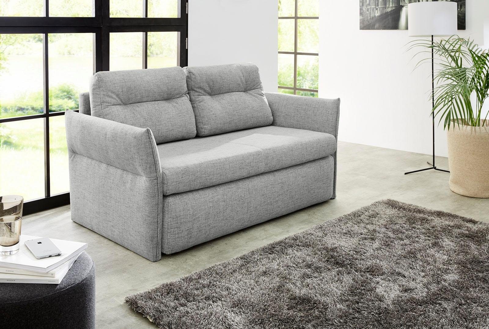 Image of Jockenhöfer Gruppe Schlafsofa "Tim, B: 158 cm, Liegefl. 130x200 cm" mit Schlaffunktion, Bettkasten & Rückenkissen