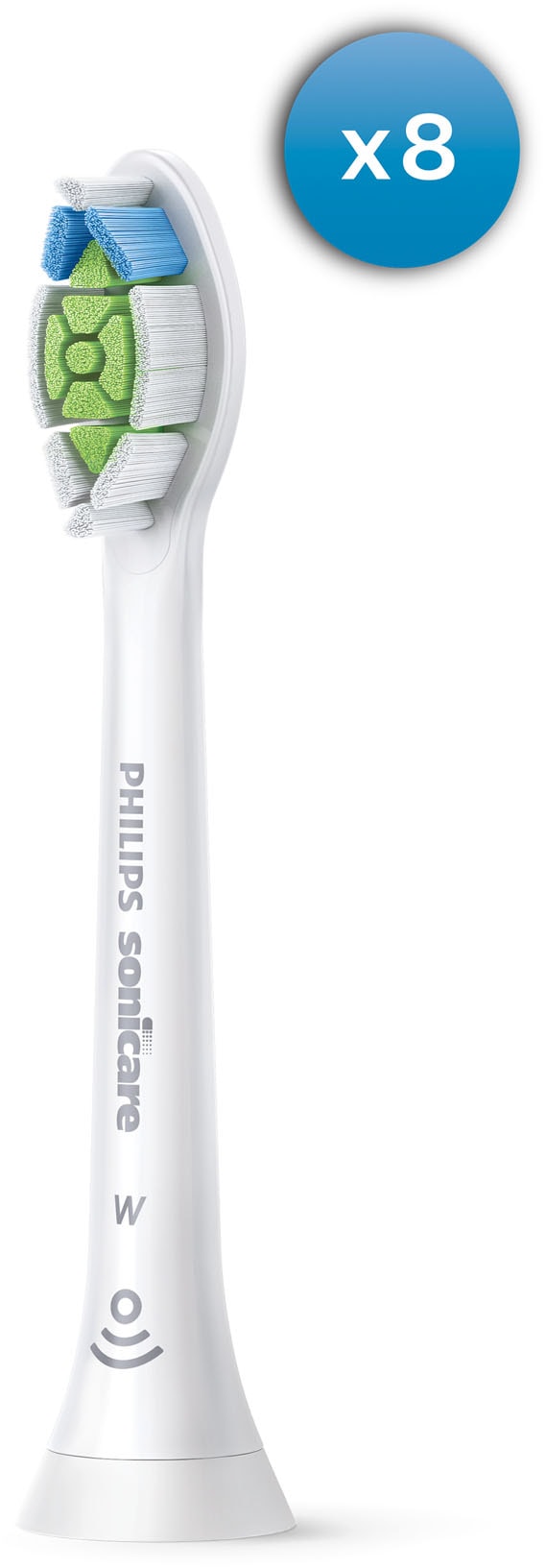 Philips Sonicare Aufsteckbürsten »W2 Optimal White Standard«, mit der Bürstenkopferkennung, Standardgrösse