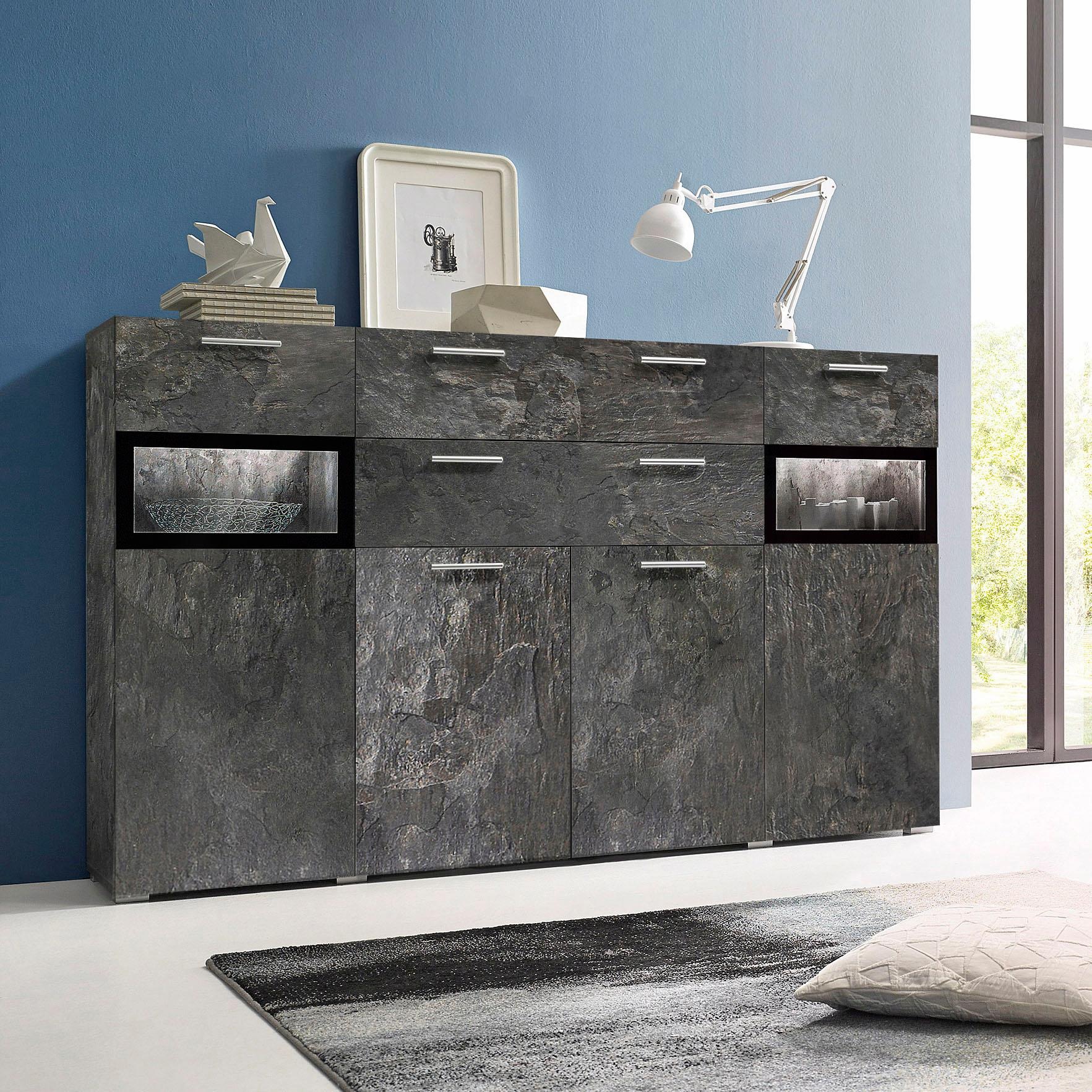 Helvetia Highboard »Sarah«, Breite 182 cm