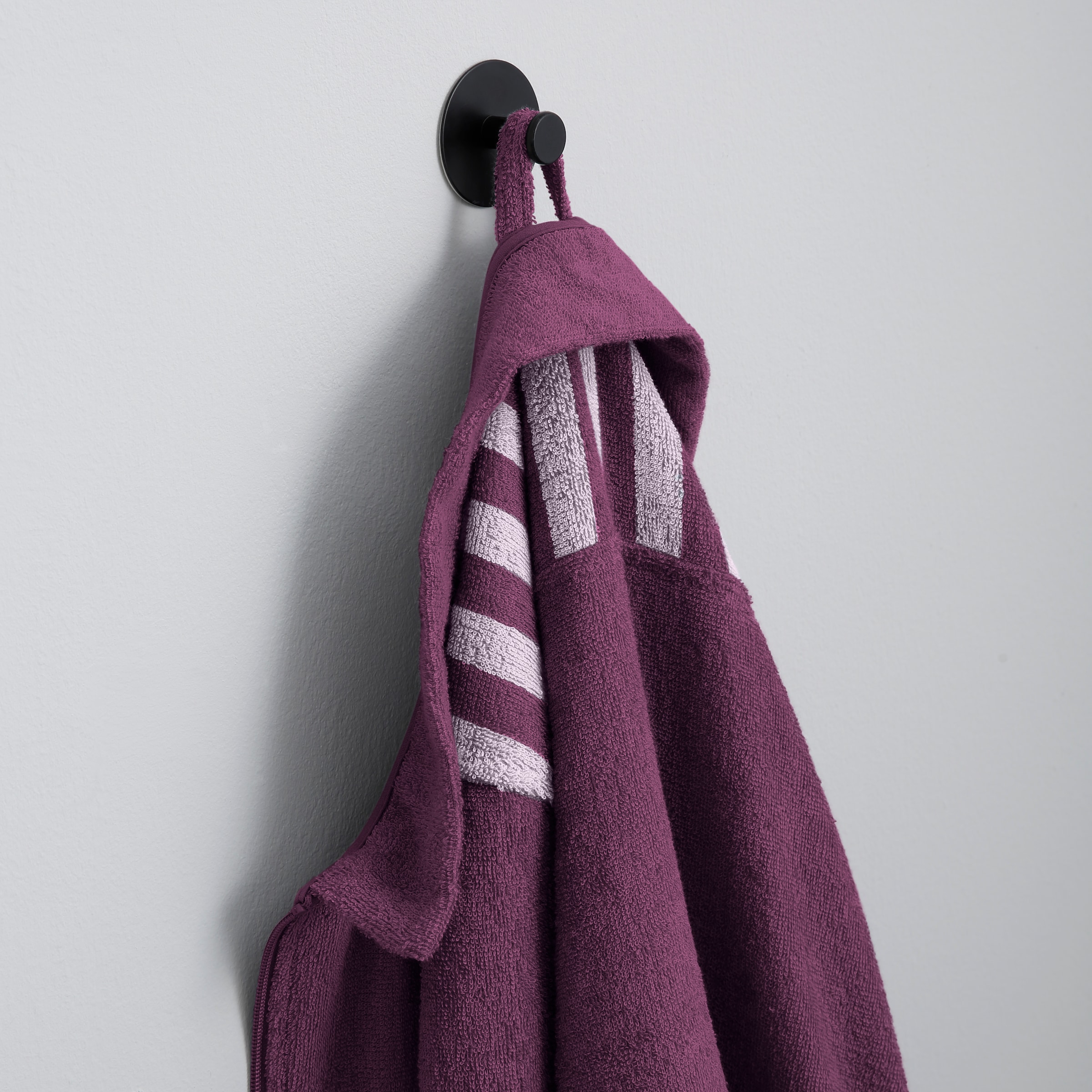 GOODproduct Damenbademantel »Sennia, ideal für Sauna & Spa, Hotelbademantel, Morgenmantel« 2 Stk. Steifendetails, 100% Baumwolle, mit GRATIS-Zugabe: 1x Turban-Handtuch
