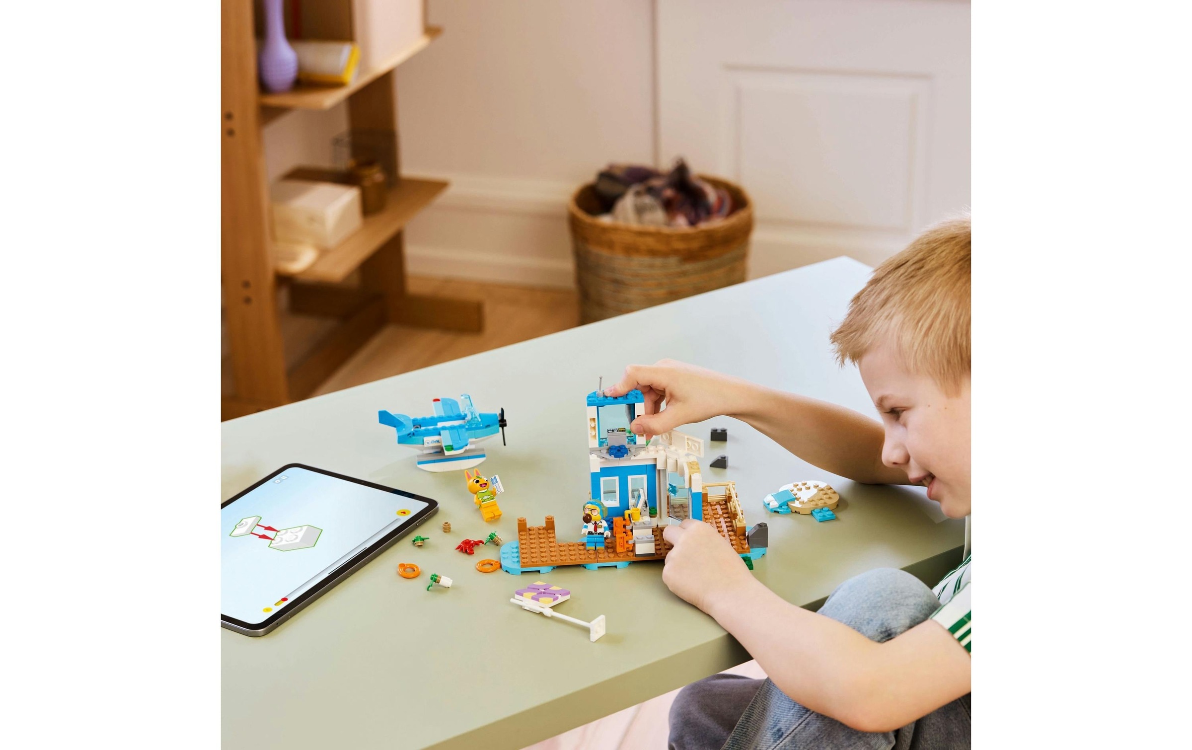 LEGO® Konstruktionsspielsteine »Animal Crossing Flieg mit Dodo Airlines 77051«, (292 St.)