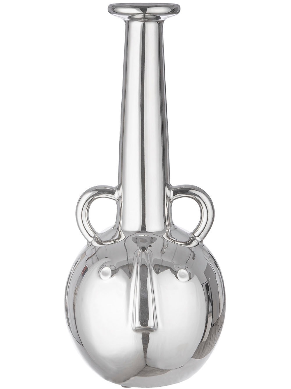 Image of GILDE Tischvase "Gesichts-Halsvase Viso, mit Henkel, Höhe ca. 38 cm" aus Keramik, wasserdicht