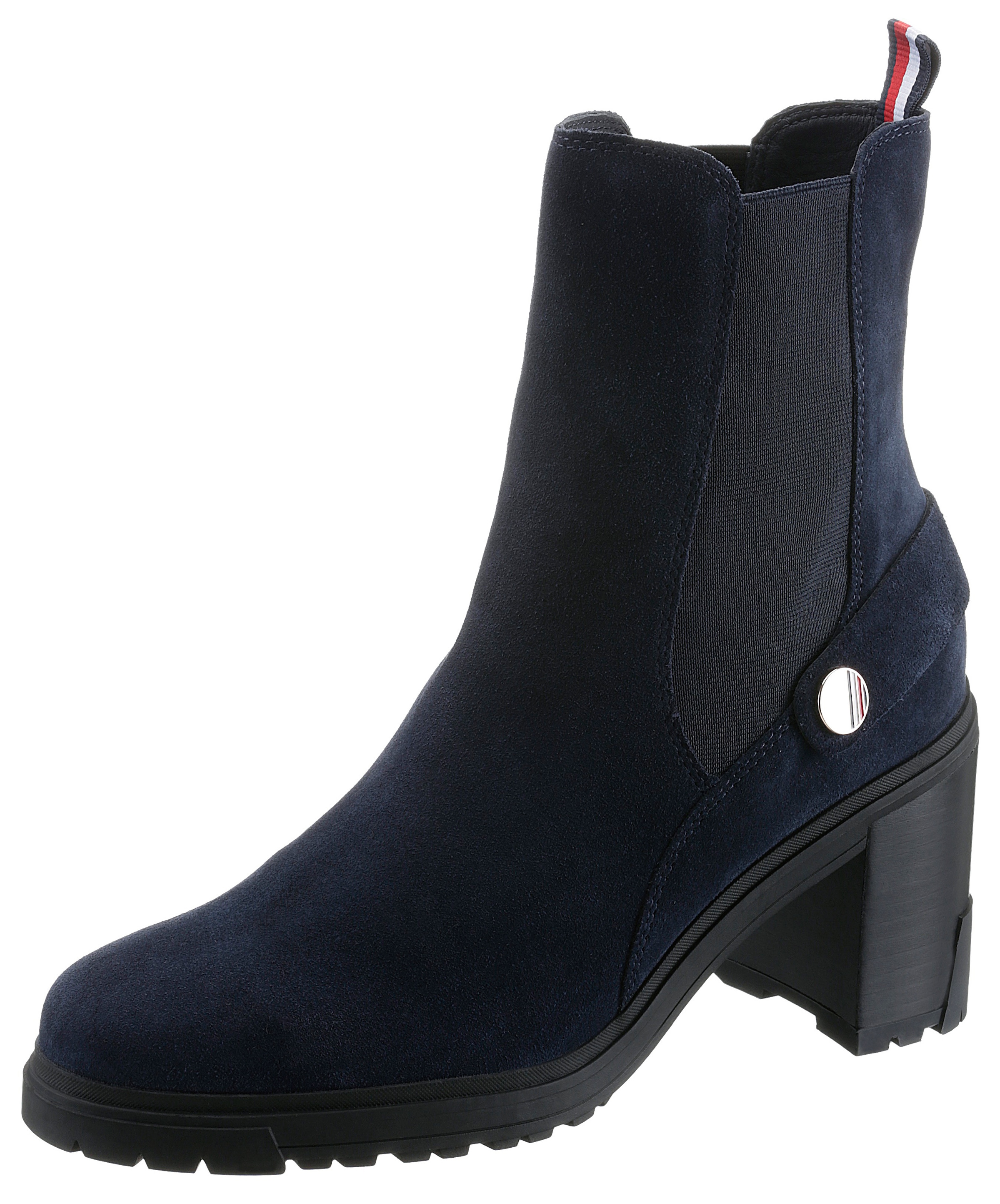 Chelseaboots »OUTDOOR HIGH HEEL BOOT«, mit Zierriegel