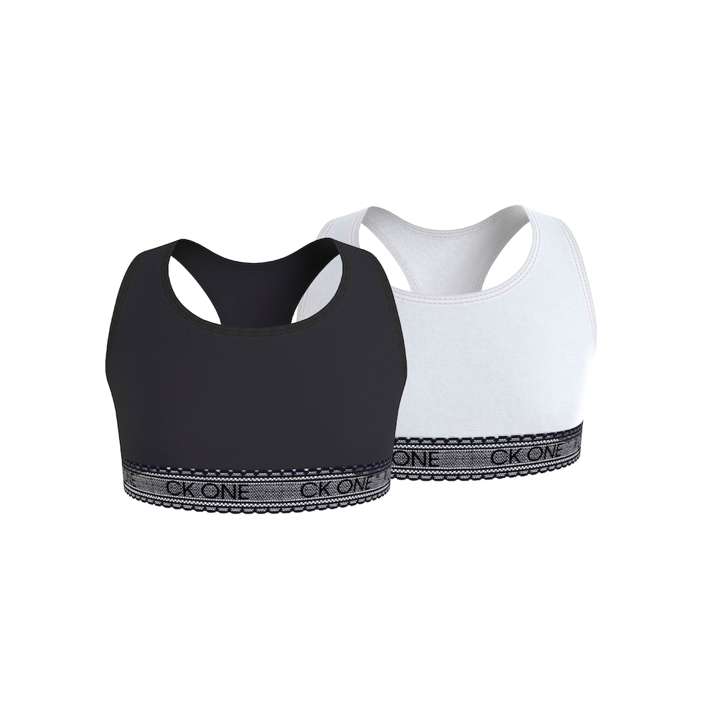 Calvin Klein Underwear Bralette, (Packung, 2 tlg., 2 Stück), mit Racerback