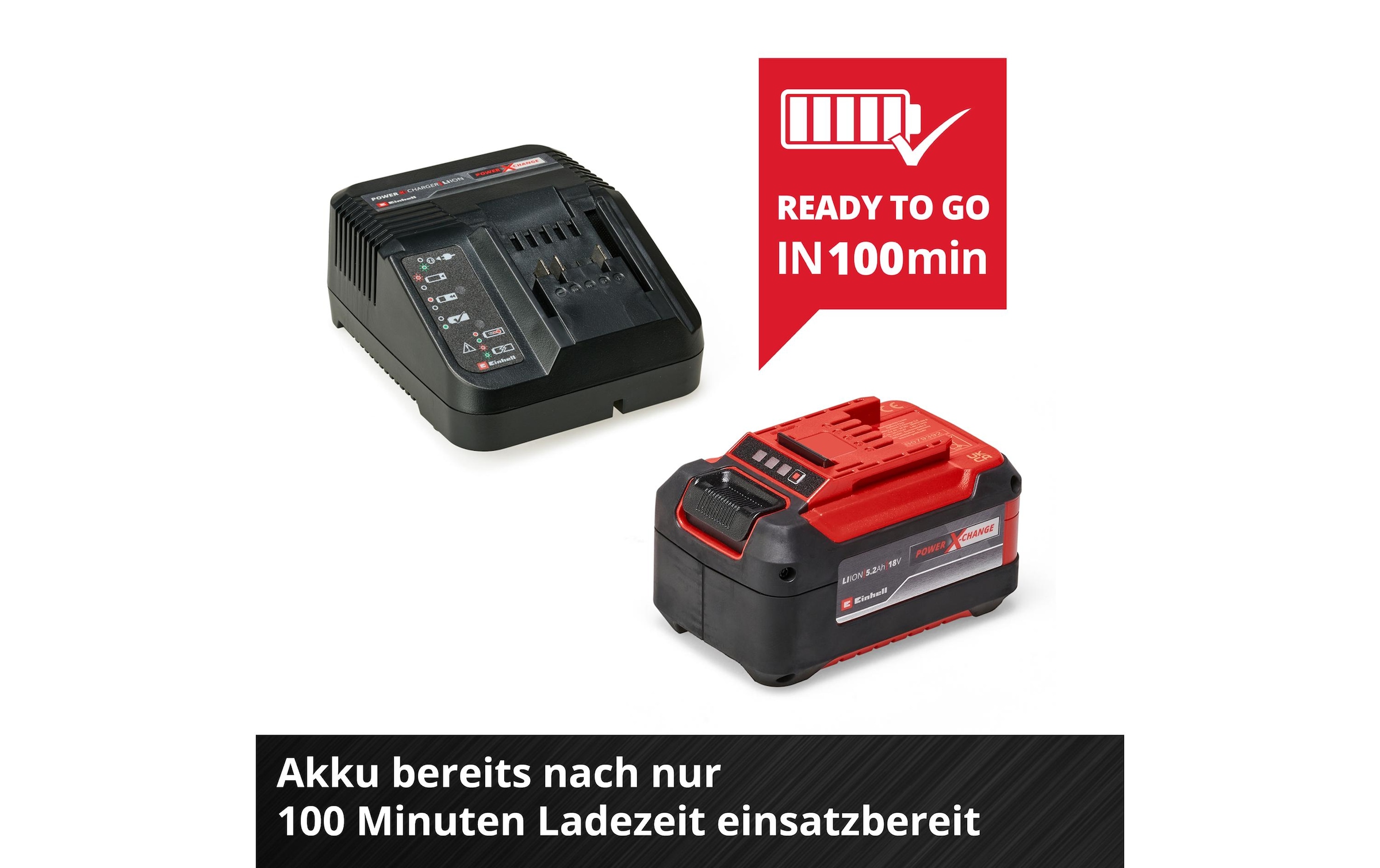 Einhell Akku-Ladestation »5,2 Ah PXC Starter-Kit«