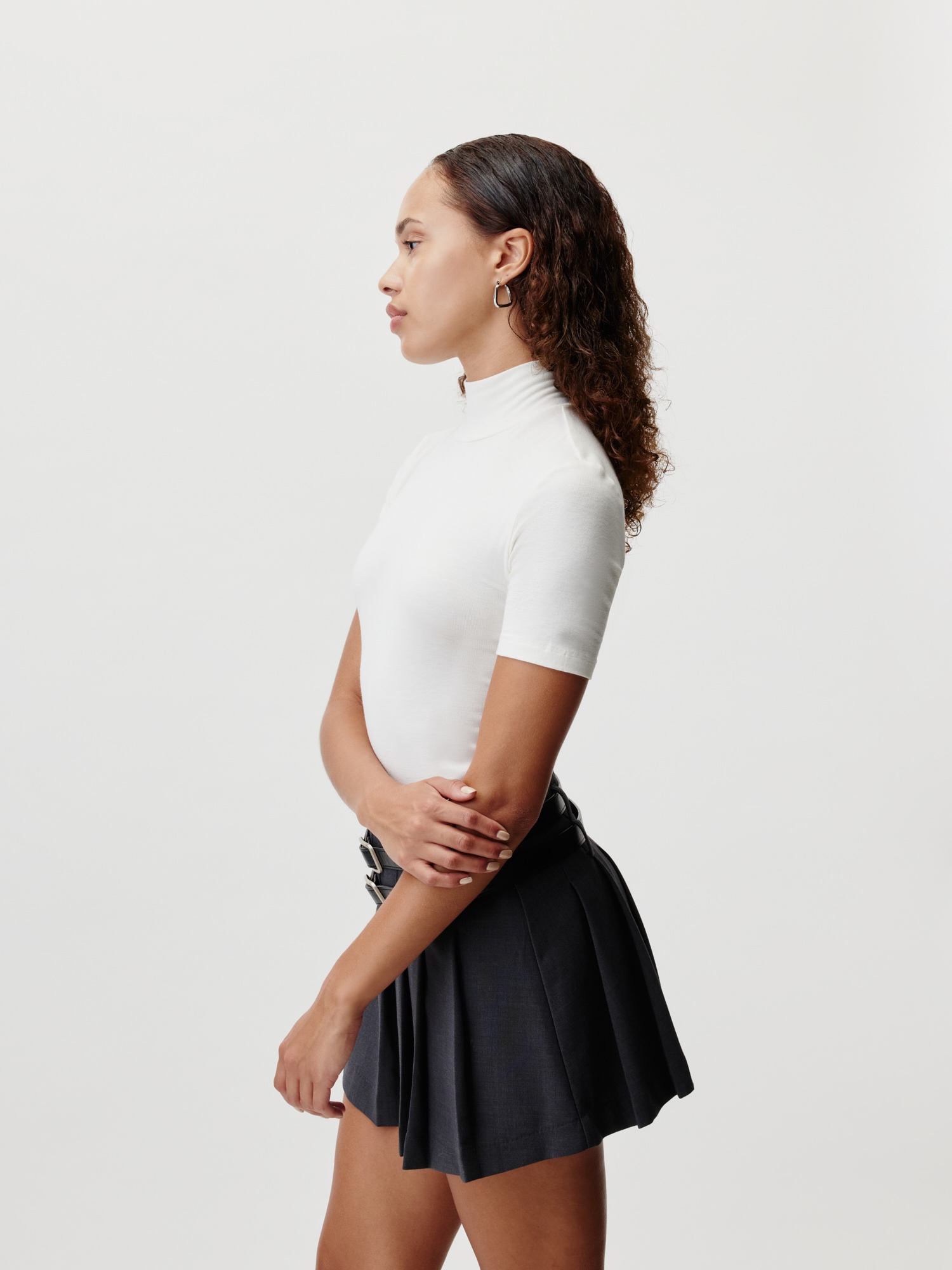 LeGer T-shirt »Larina, LeGer by Lena Gercke« Regular fit mit Stehkragen