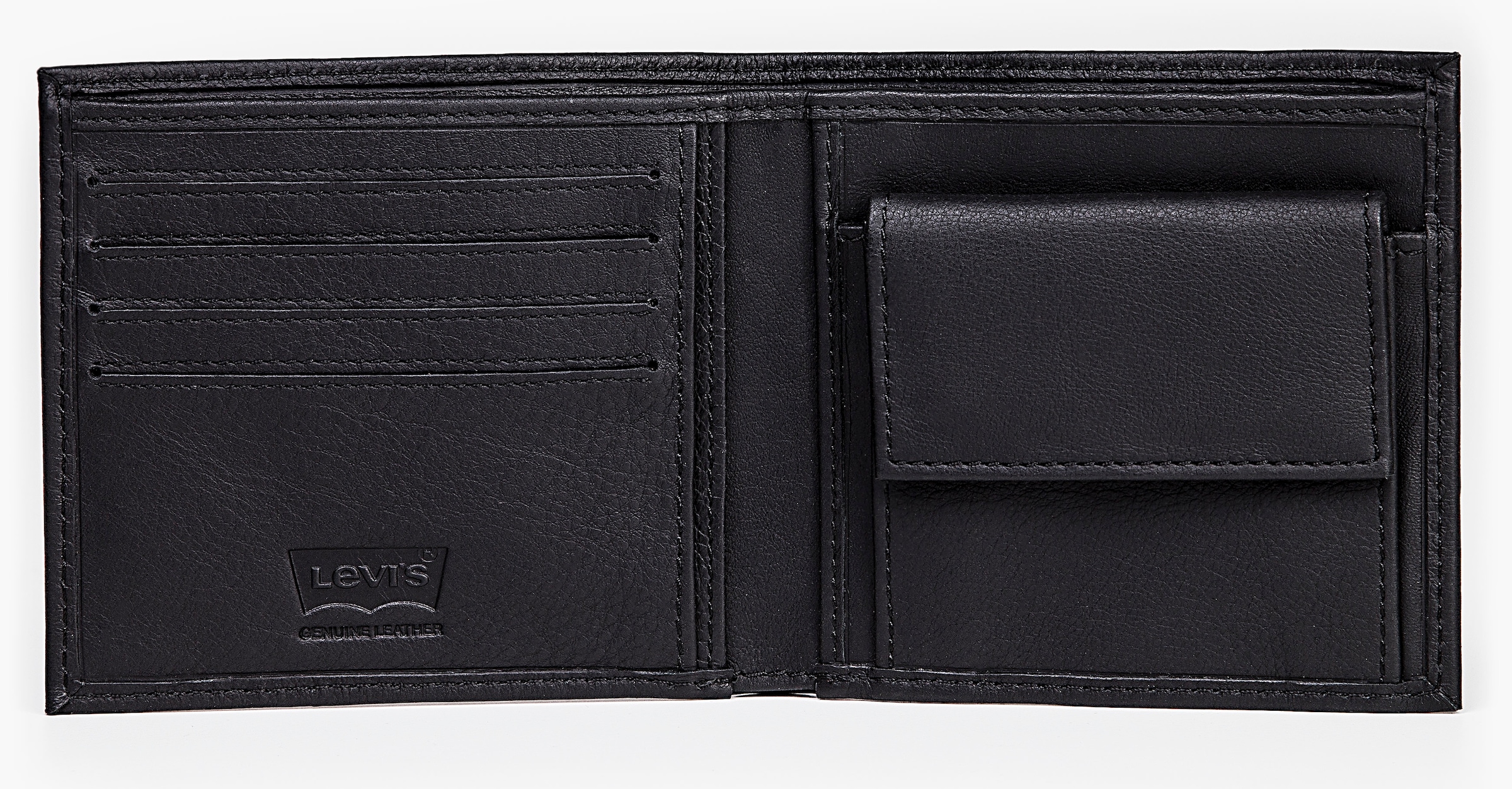 Levi's® Geldbörse »VINTAGE TWO HORSE BIFOLD COIN WALLET«, aus Vollnarbenleder Herrenbörse Portemonnaie
