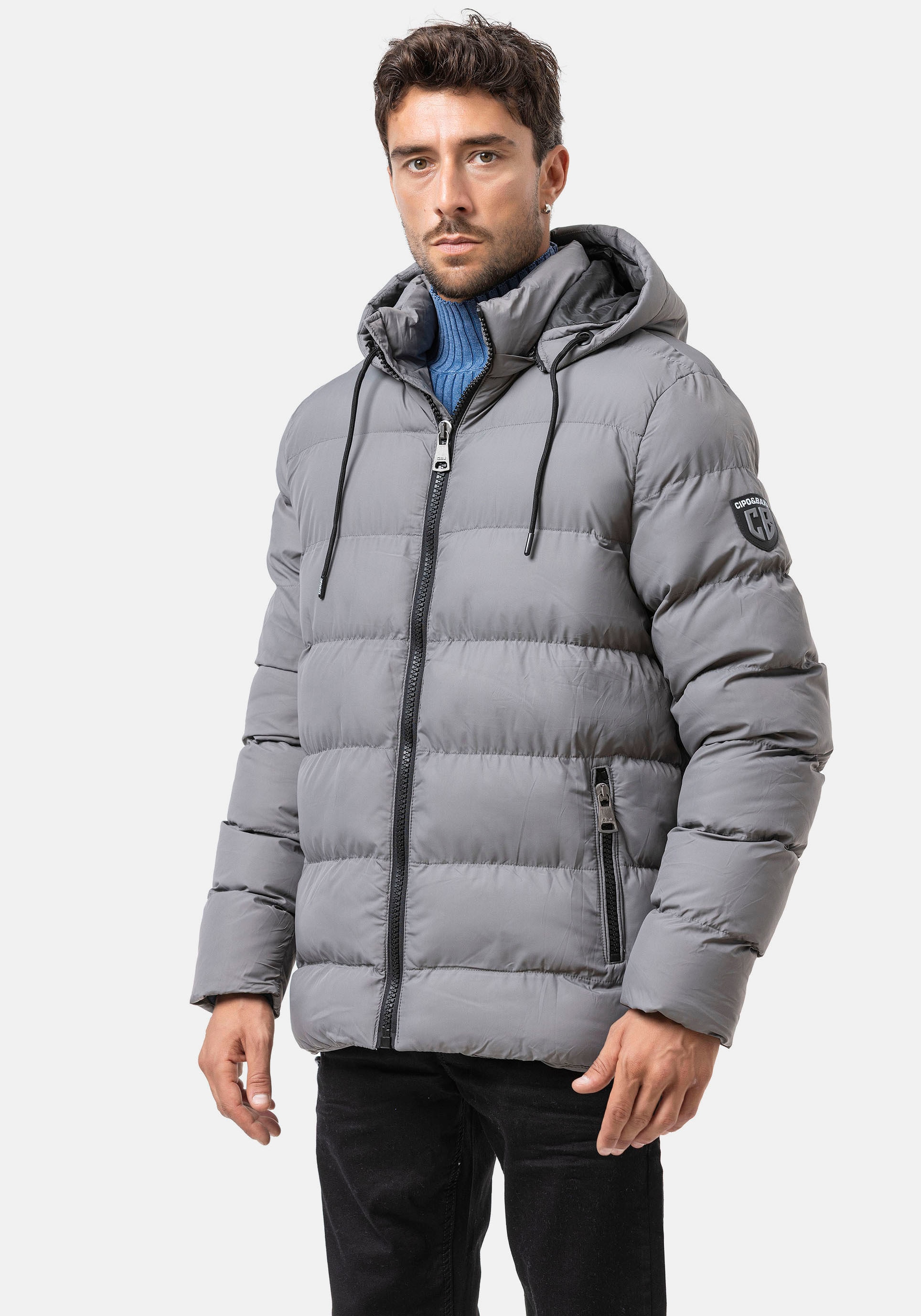 Cipo & Baxx Veste matelassée mit Kapuze