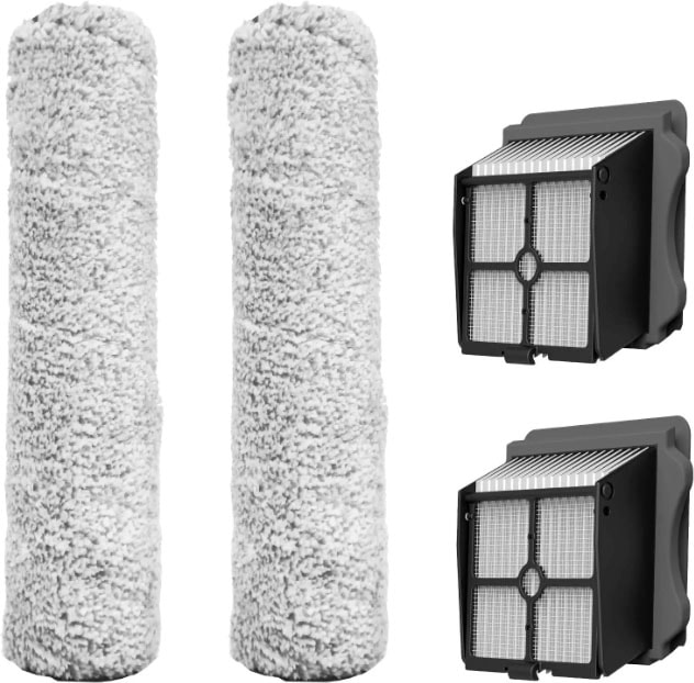 Image of Tineco Filter-Set "Zubehör-Set für Tineco S3 Extreme, iFloor Breeze, iFloor 3 Plus" 2x HEPA Filter, 2x Bürstenrolle, 4 Stk. tlg. Filter-Set und Ersatzbürsten