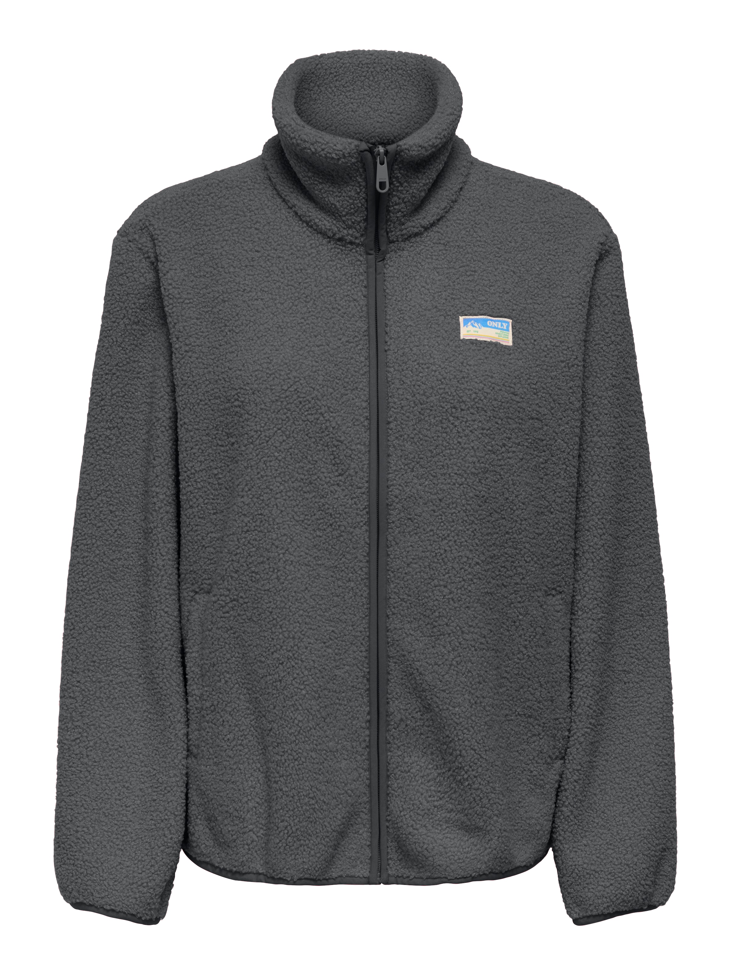 Image of ONLY Plüschjacke "ONLEVA LIFE TEDDY JACKET CC OTW" ohne Kapuze Kunstfaser