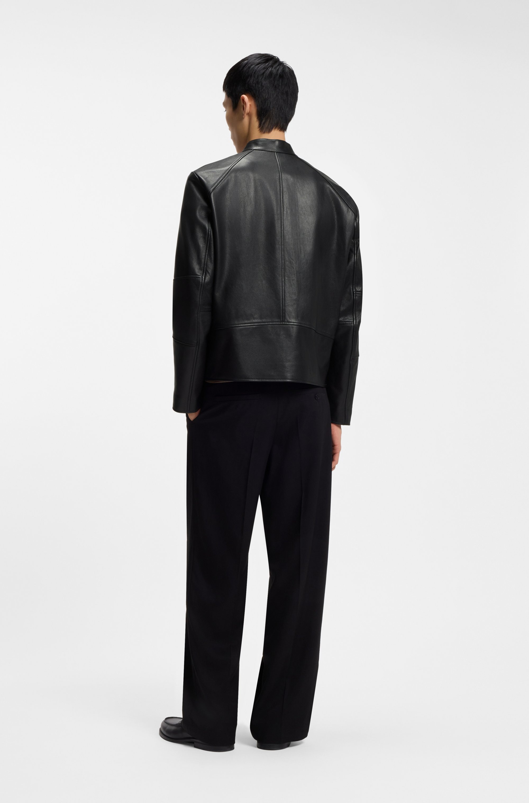 HUGO Veste en cuir »Likos«