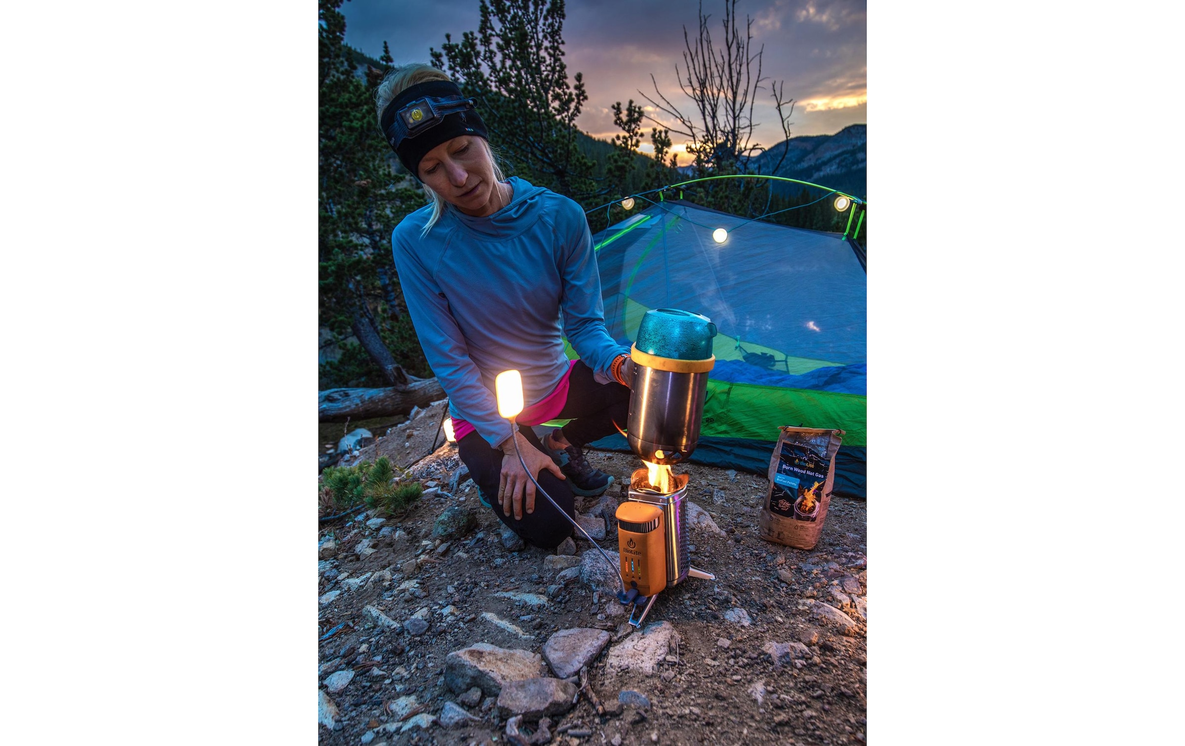 Holzkohlegrill »BioLite Camping Campstove Complete Kit«