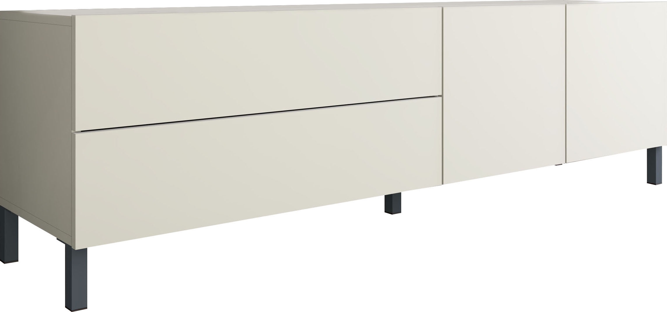 borchardt Möbel Lowboard "Sophia, TV-Schrank Breite 152 cm" Metallfüße, grifflose Optik