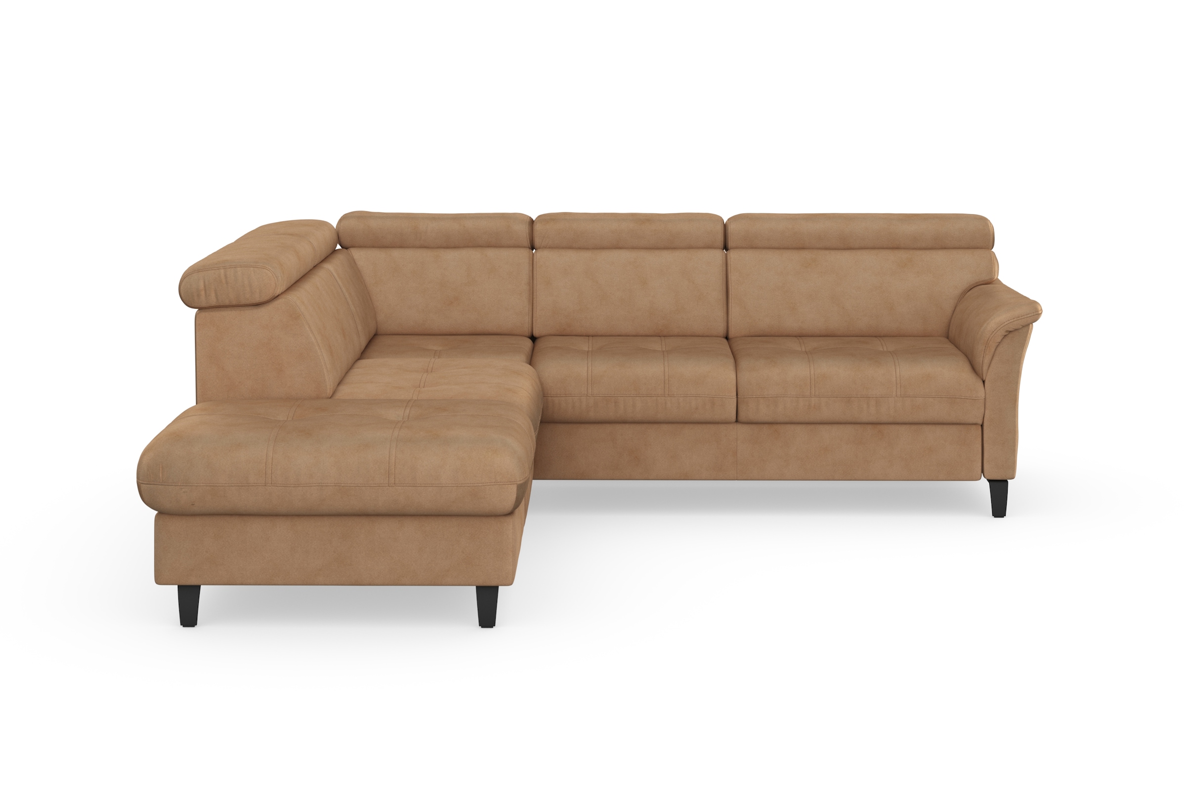 sit&more Ecksofa »Marano L-Form« inklusive Kopfteilverstellung, wahlweise mit Bettfunktion, Bettkasten