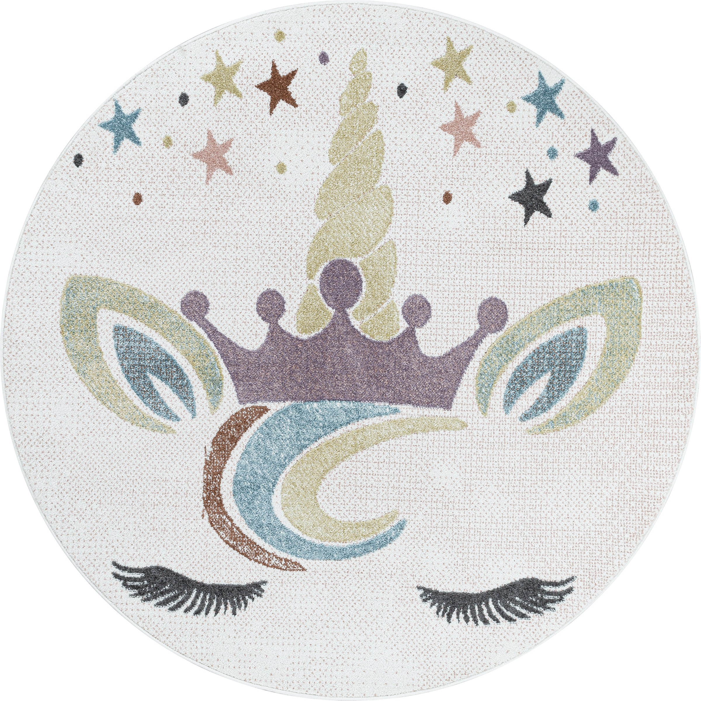 Image of Ayyildiz Teppiche Teppich »LUCKY 3613«, rund, 11 mm Höhe bei Ackermann Versand Schweiz