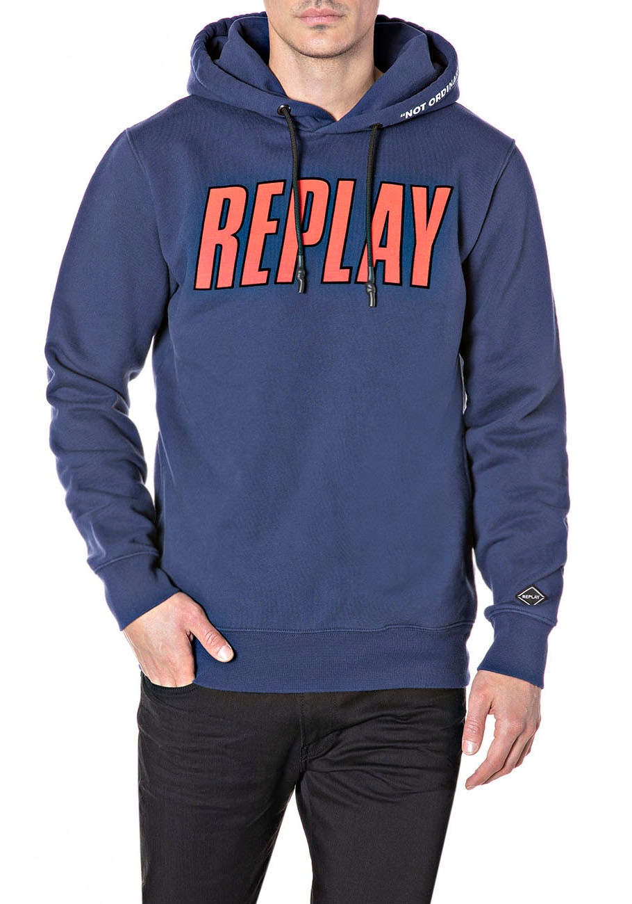 Image of Replay Kapuzensweatshirt, mit grossen Frontprint bei Ackermann Versand Schweiz