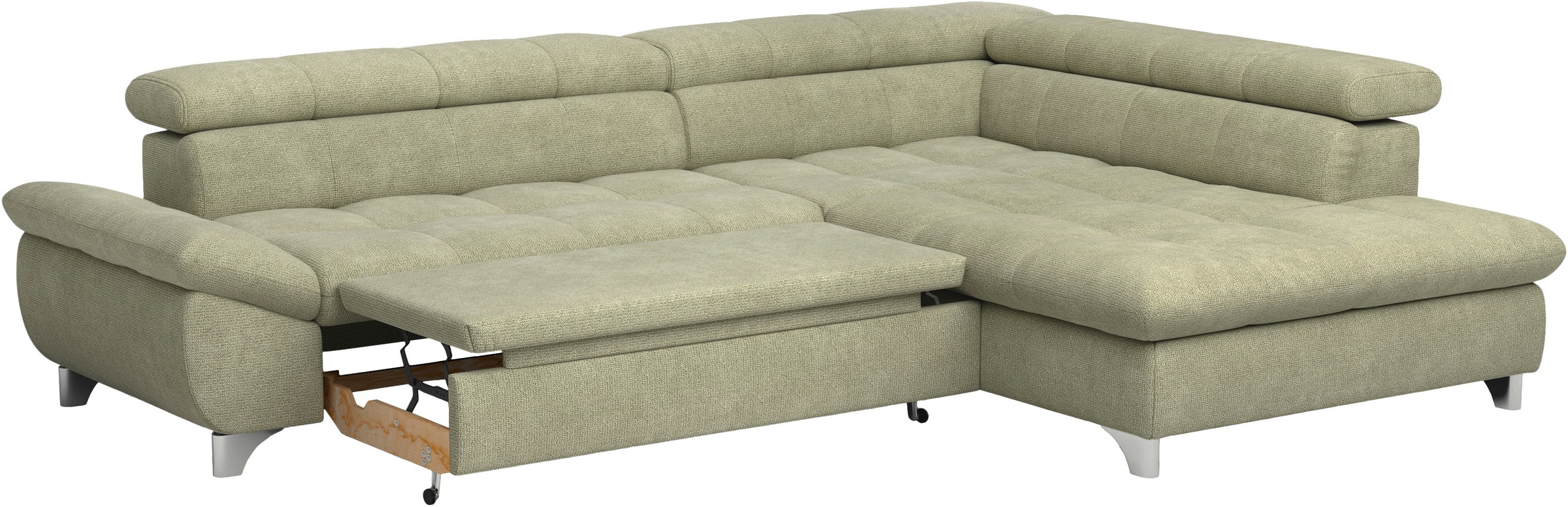 COTTA Ecksofa »Gemini L-Form«, mit Kopfteilverstellung, wahlweise mit Bettfunktion