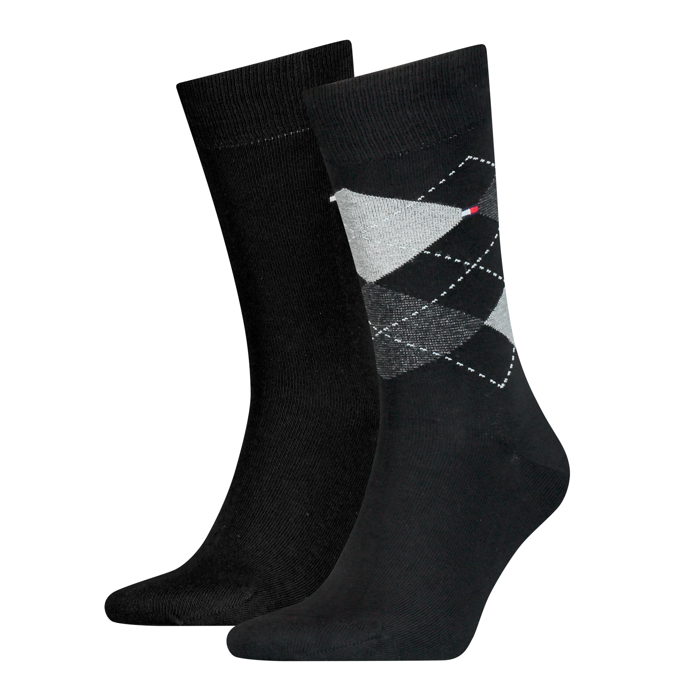 Tommy Hilfiger Socken »TH MEN SOCK CHECK 2P«, (2 Paar), mit klassischem Argyle-Design