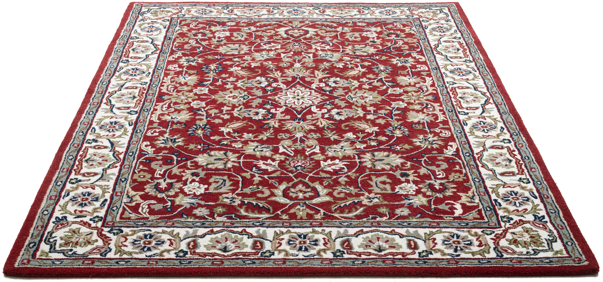 Image of THEKO Wollteppich "Royal Orient Isfahan" rechteckig 14 mm Höhe handgetuftet, Orient-Optik, reine Wolle