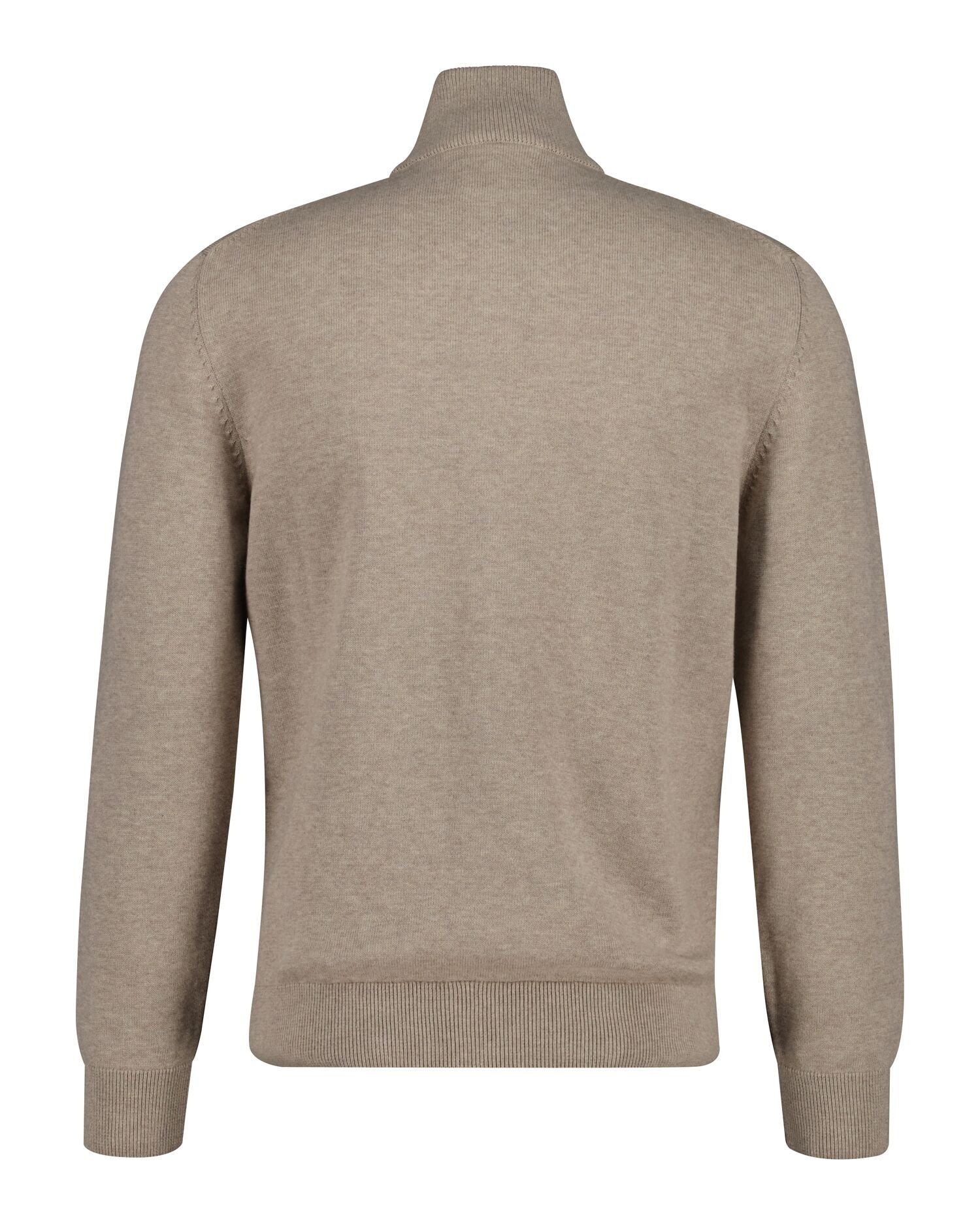Gant Cardigan »CASUAL COTTON ZIP CARDIGAN«, Mit Rippbündchen an Stehkragen, Ärmeln und Saum