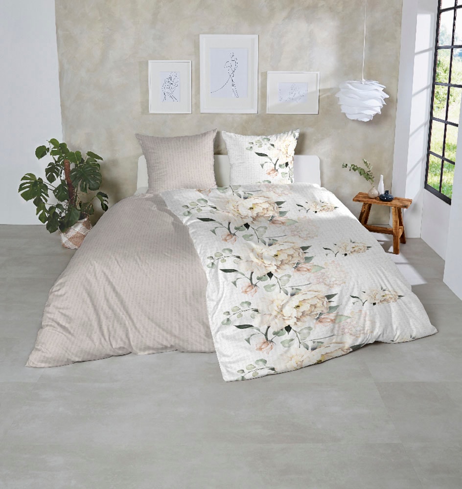 Primera Linge de lit »Soft-Seersucker-Bettwäsche Uni« 2