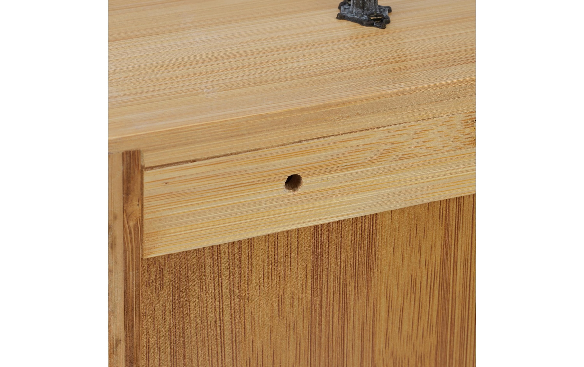 relaxdays Boîte à thé »Hellbraun/Kupfer« 1 cuis tlg. Holzart: Bambus (China)