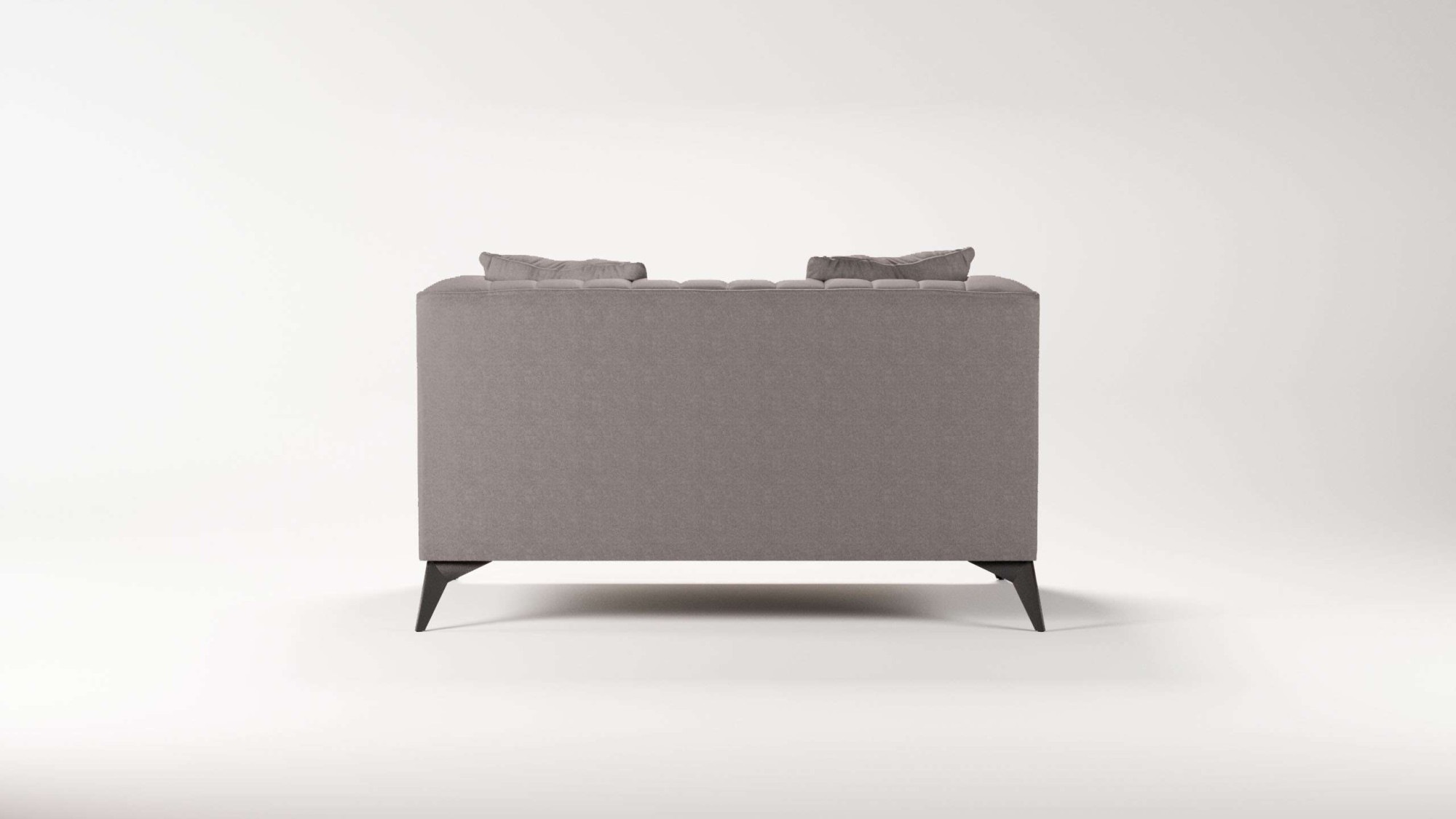 Places of Style Loveseat »MATTHEW Loungesessel, Masse B/T/H: 130/86/74 cm«, incl. Zierkissen, feine Steppung im Rücken, belastbar bis 200kg