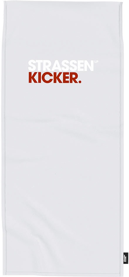 Image of Sporthandtuch "Strassenkicker" mit dekorativem "Strassenkicker" Schriftzug