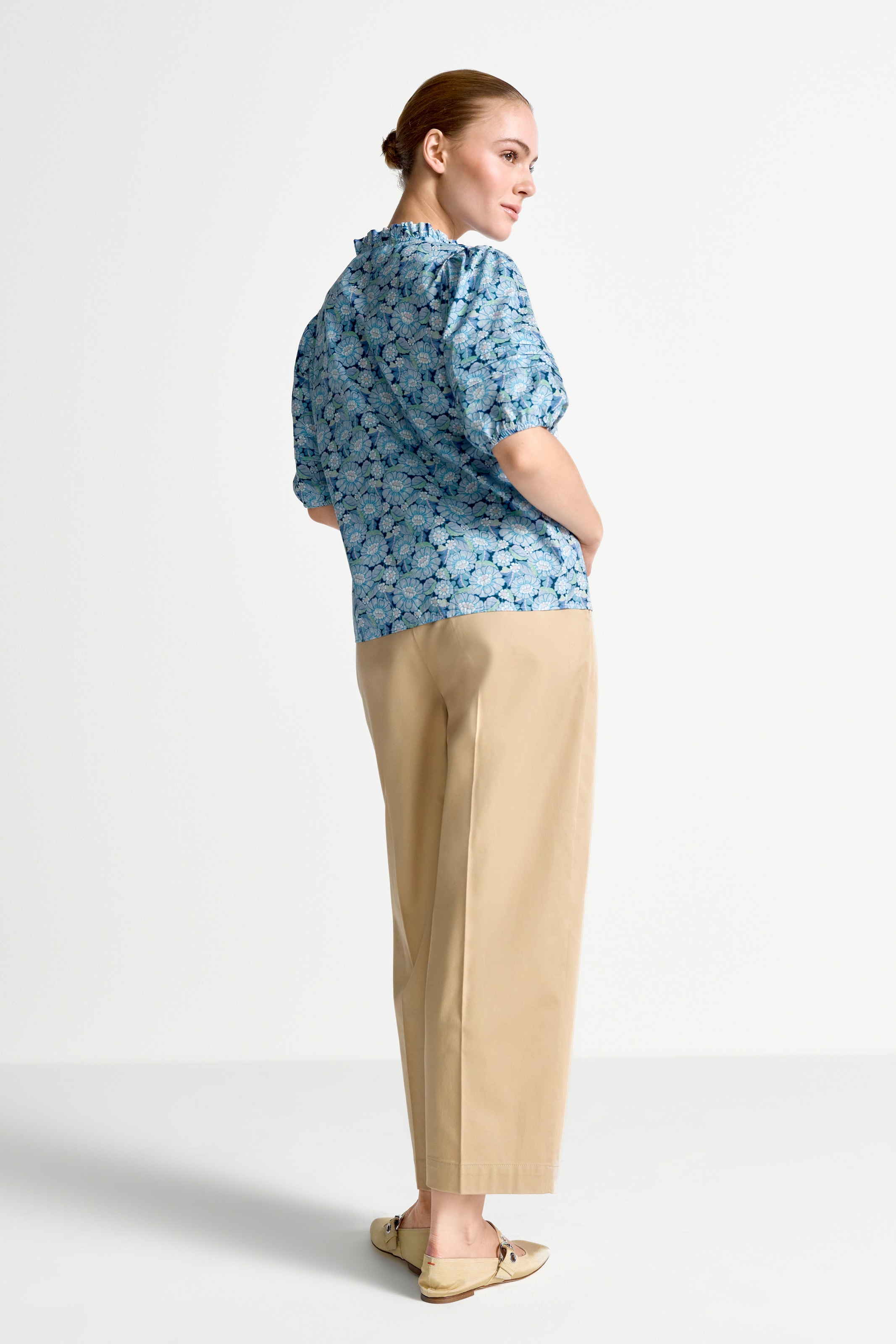 RICHROYAL Top chemisier imprimé Liberty floral