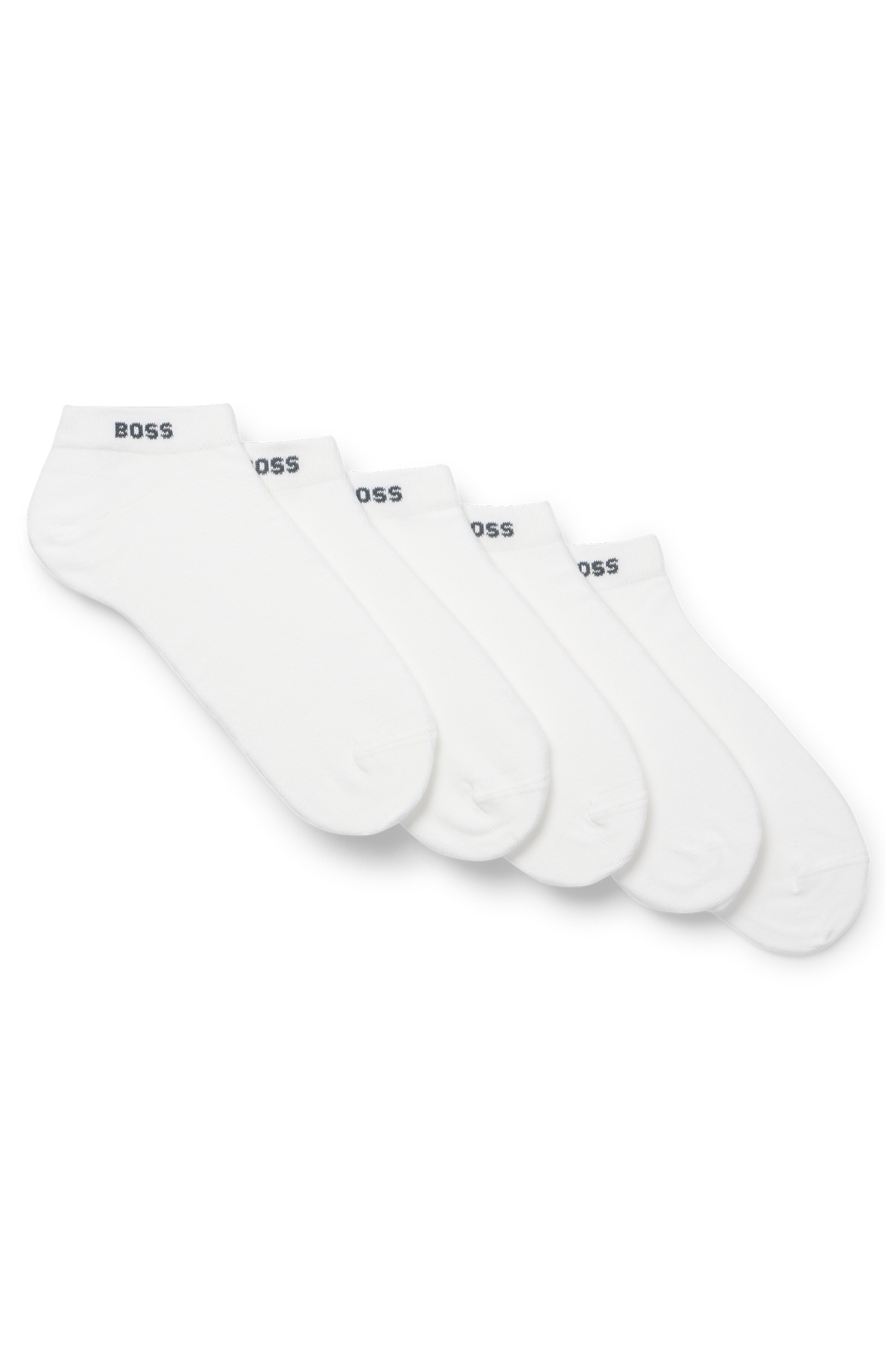 Image of BOSS Sneakersocken "5P AS Uni CC" Packung, 5 Stk. tlg. mit BOSS Label